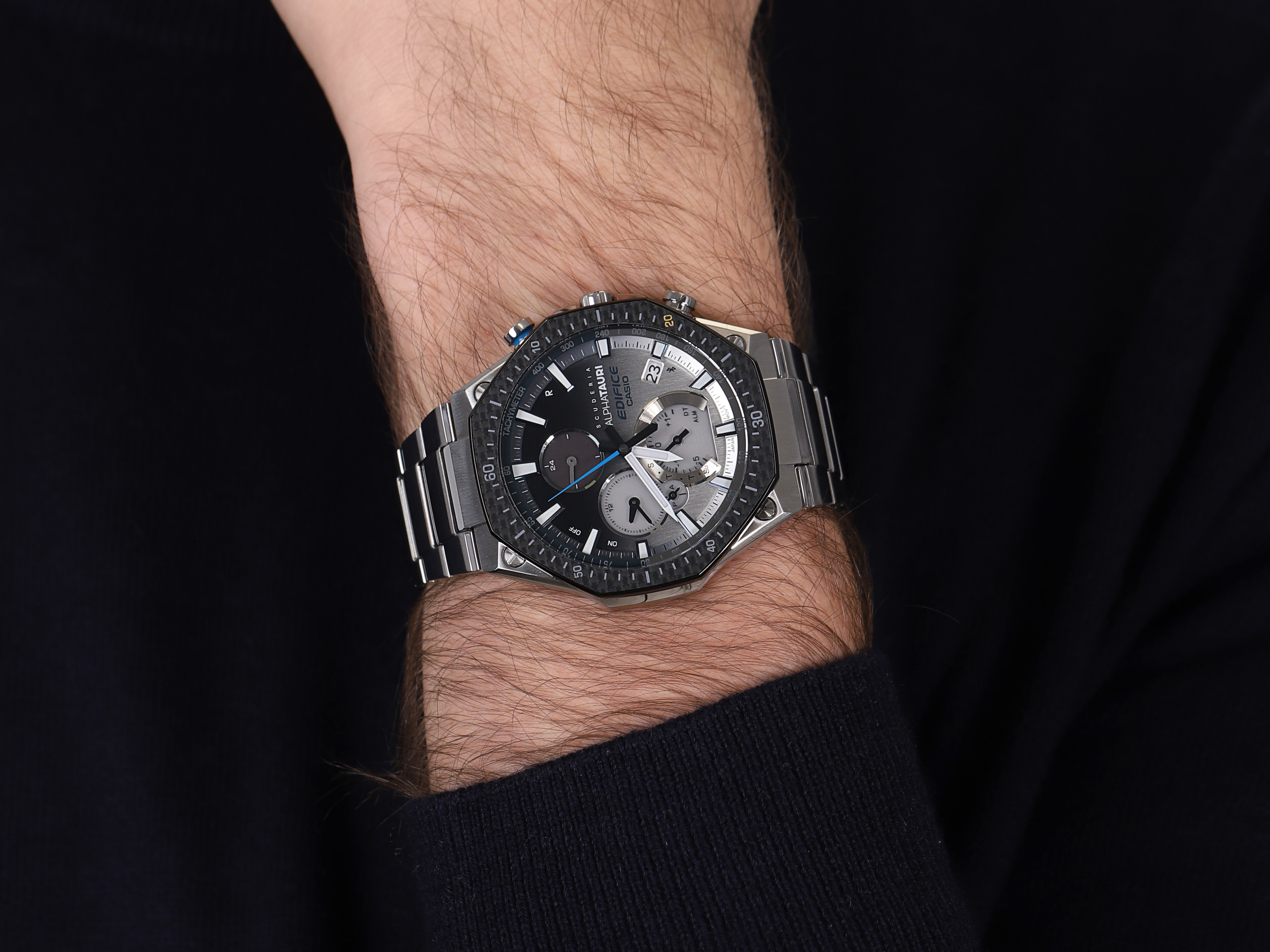 Edifice EQB-1100AT-2AER SCUDERIA ALPHATAURI smartwatch sportowy EDIFICE Premium - miniatura 4