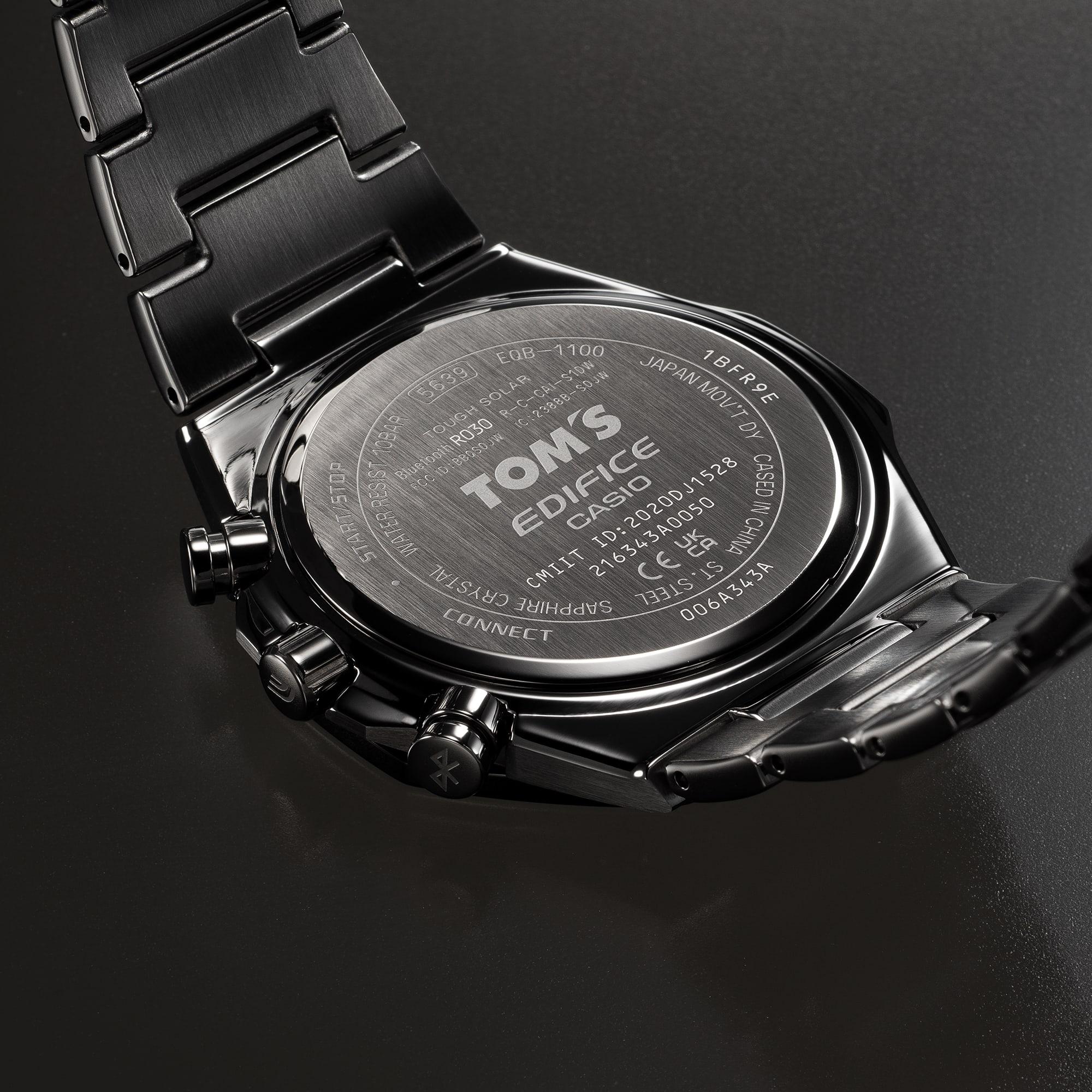 EDIFICE EQB-1100TMS-1AER smartwatch szary sportowy EDIFICE Premium bransoleta - miniatura 7