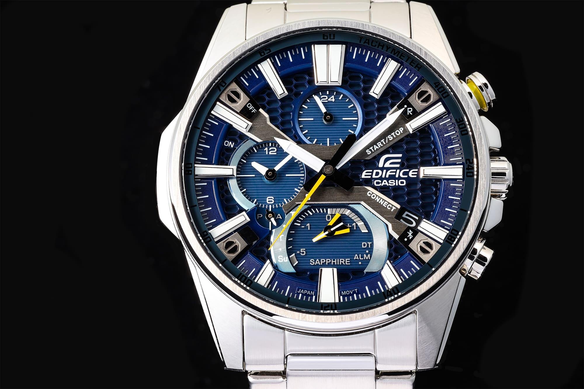 EDIFICE EQB-1200D-2AER zegarek Edifice z chronograf - miniatura 8