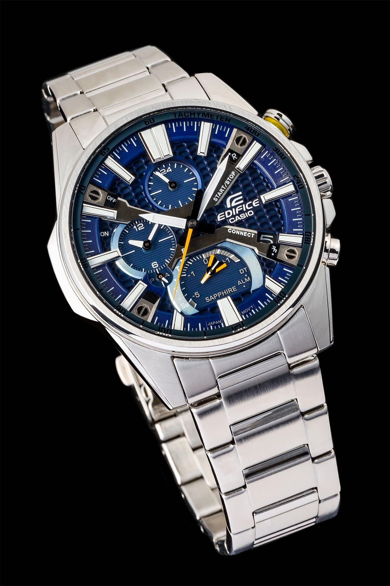 EDIFICE EQB-1200D-2AER zegarek Edifice z chronograf - miniatura 9