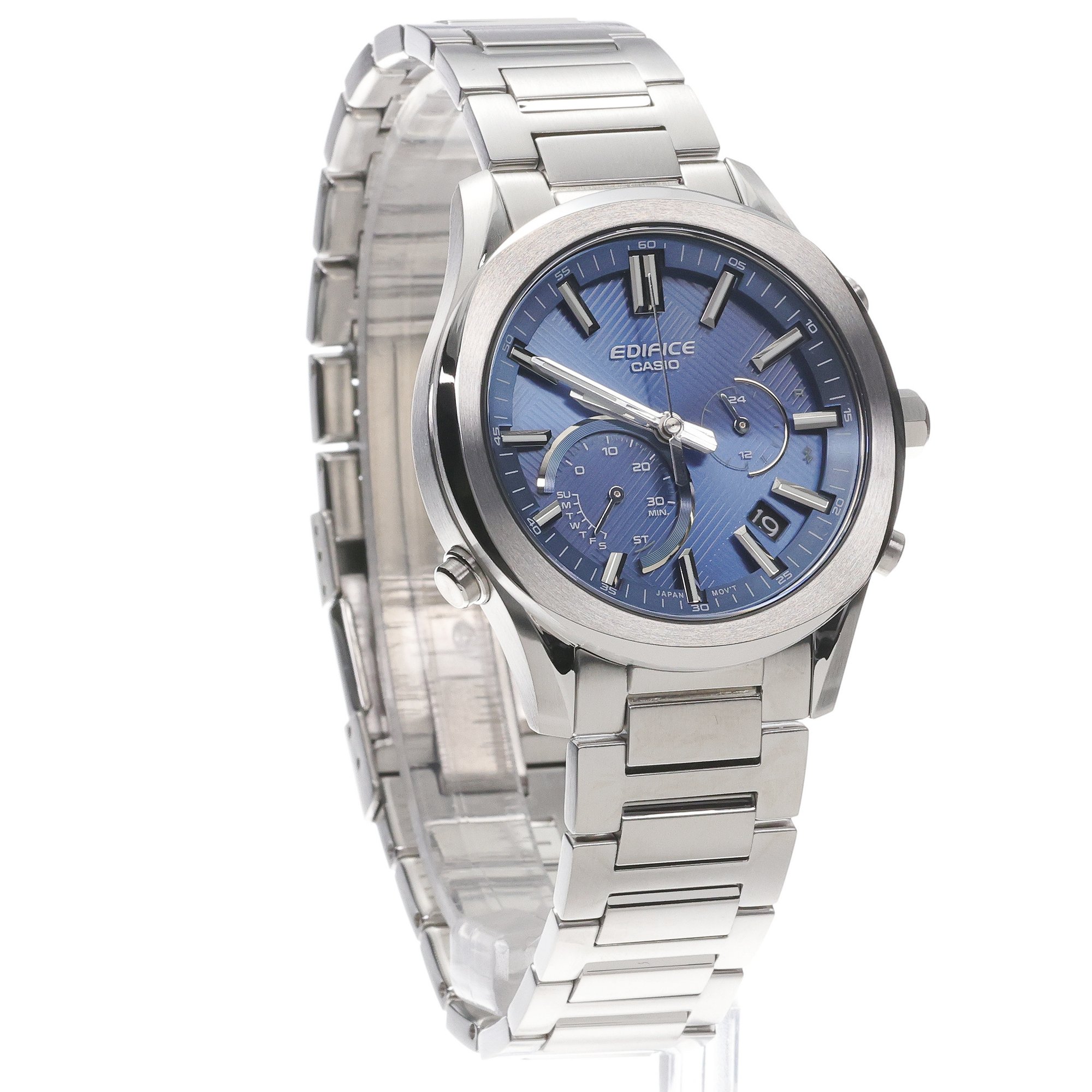EDIFICE EQB-1300D-2AEF zegarek męski EDIFICE Momentum srebrny - miniatura 3