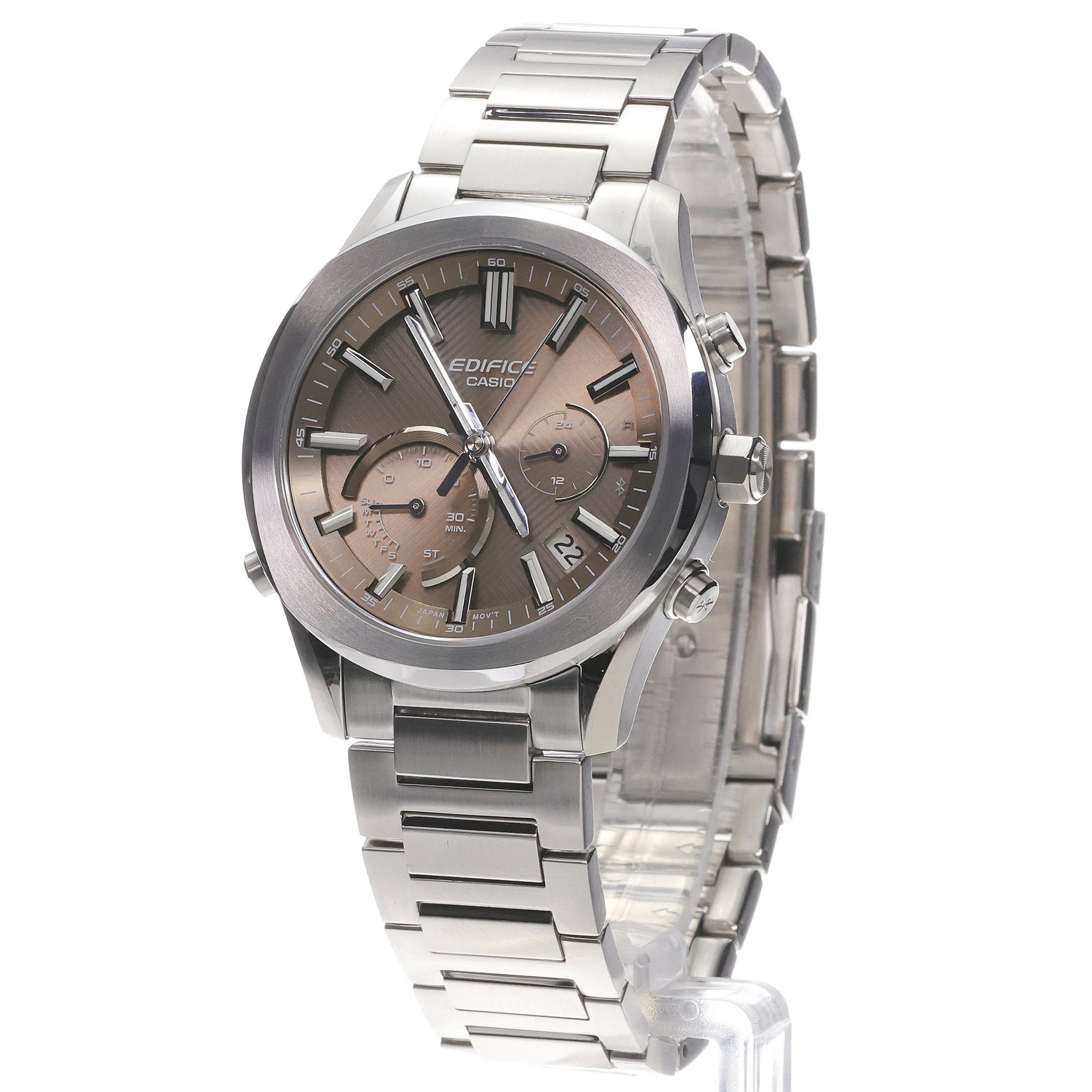 EDIFICE EQB-1300D-5AEF zegarek męski EDIFICE Momentum srebrny - miniatura 2