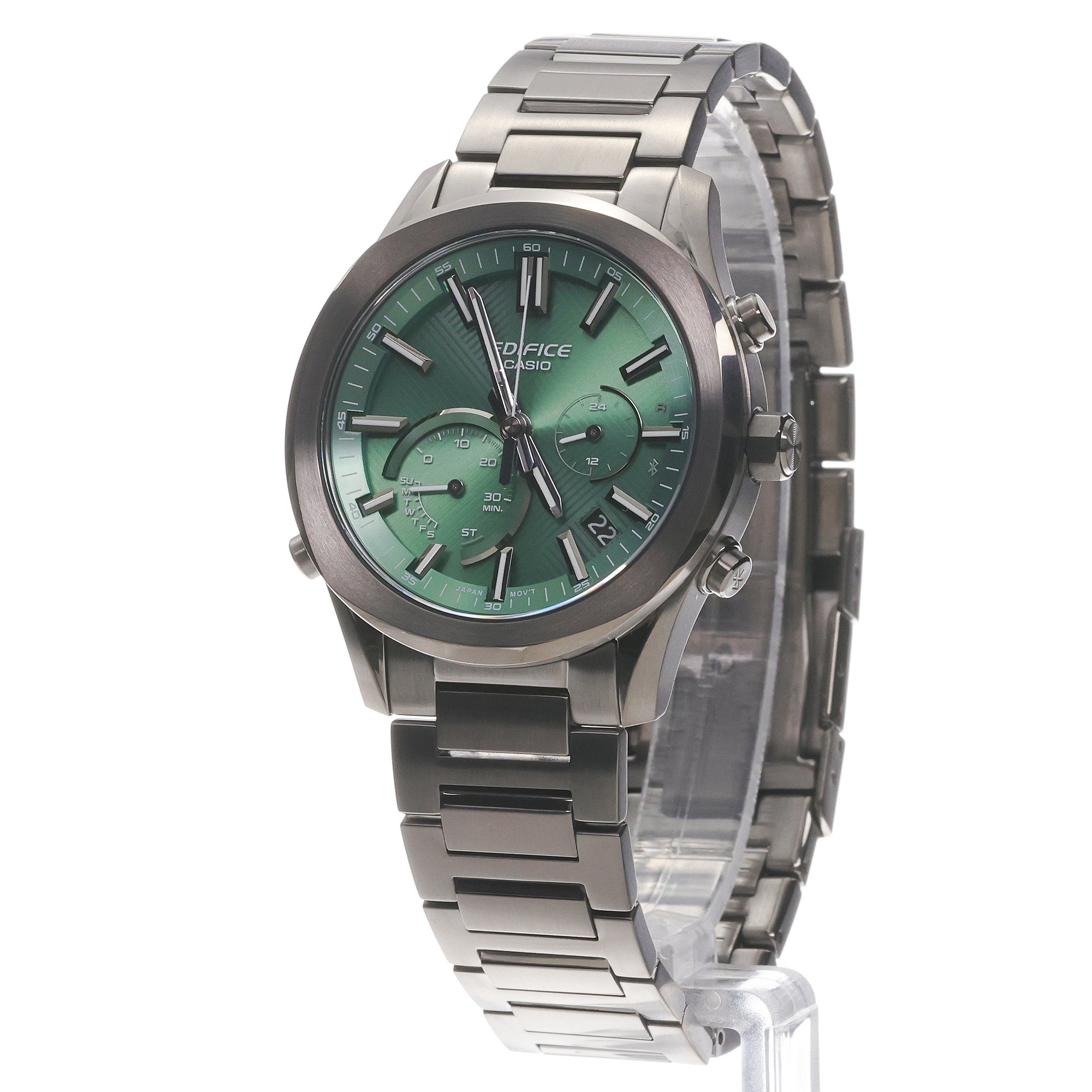 EDIFICE EQB-1300DC-3AEF zegarek męski EDIFICE Momentum szary - miniatura 2