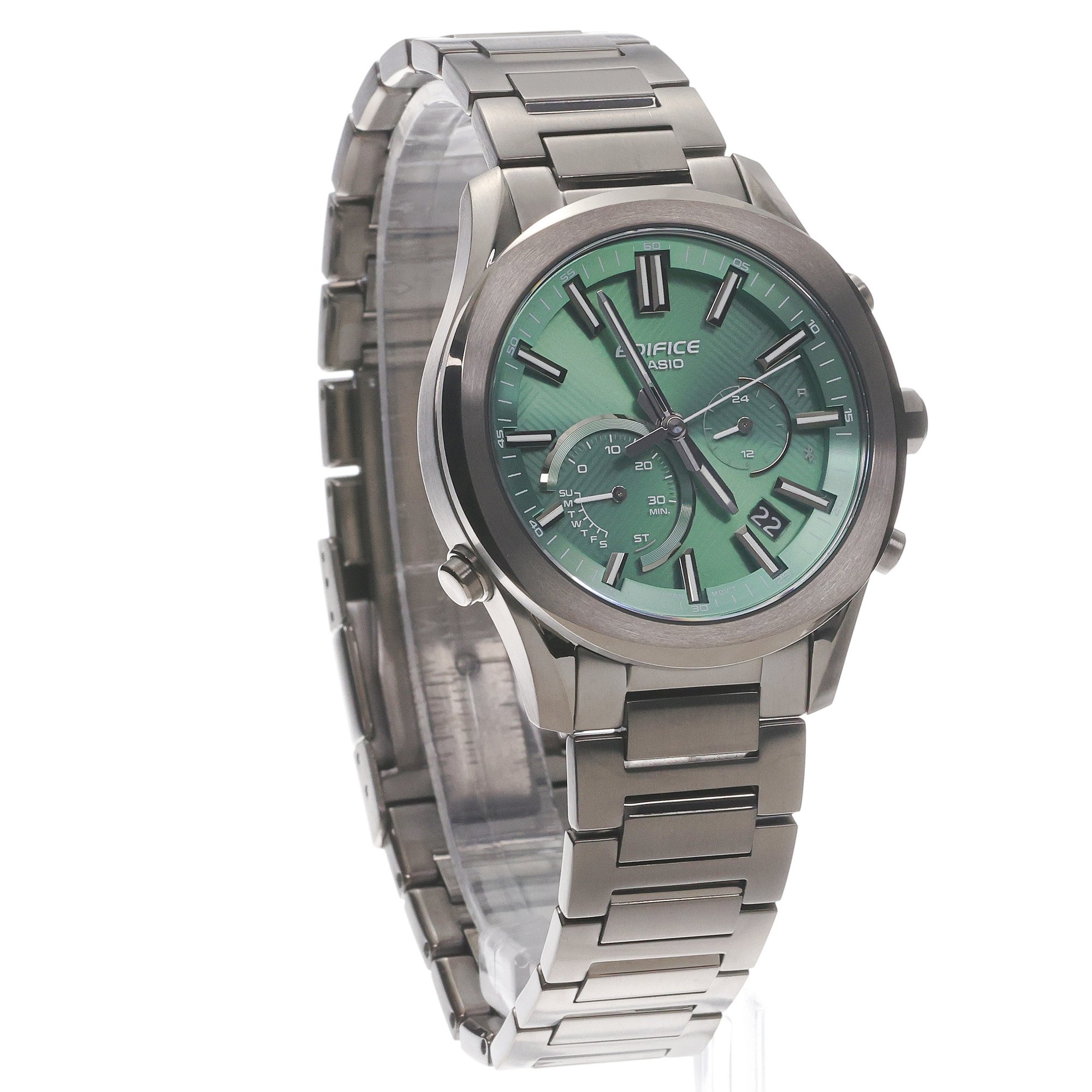 EDIFICE EQB-1300DC-3AEF zegarek męski sportowy EDIFICE Momentum bransoleta - miniatura 3