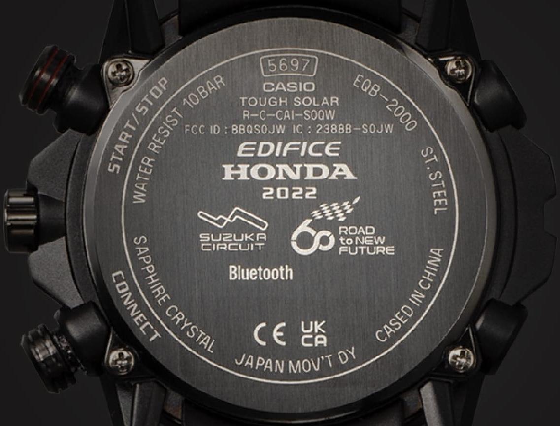 EDIFICE EQB-2000HR-1AER EDIFICE SOSPENSIONE HONDA RACING RED EDITION zegarek sportowy EDIFICE Premium - miniatura 5