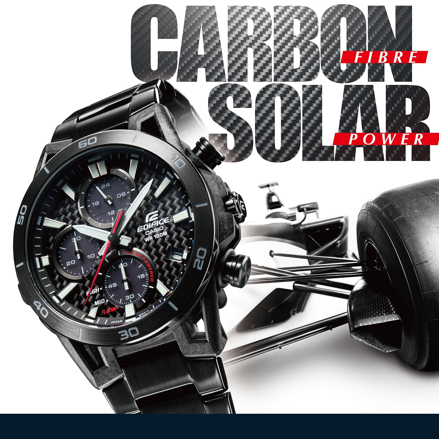 EDIFICE EQS-960DC-1AVEF EDIFICE Premium EDIFICE SOSPENSIONE SOLAR zegarek męski sportowy mineralne - miniatura 8