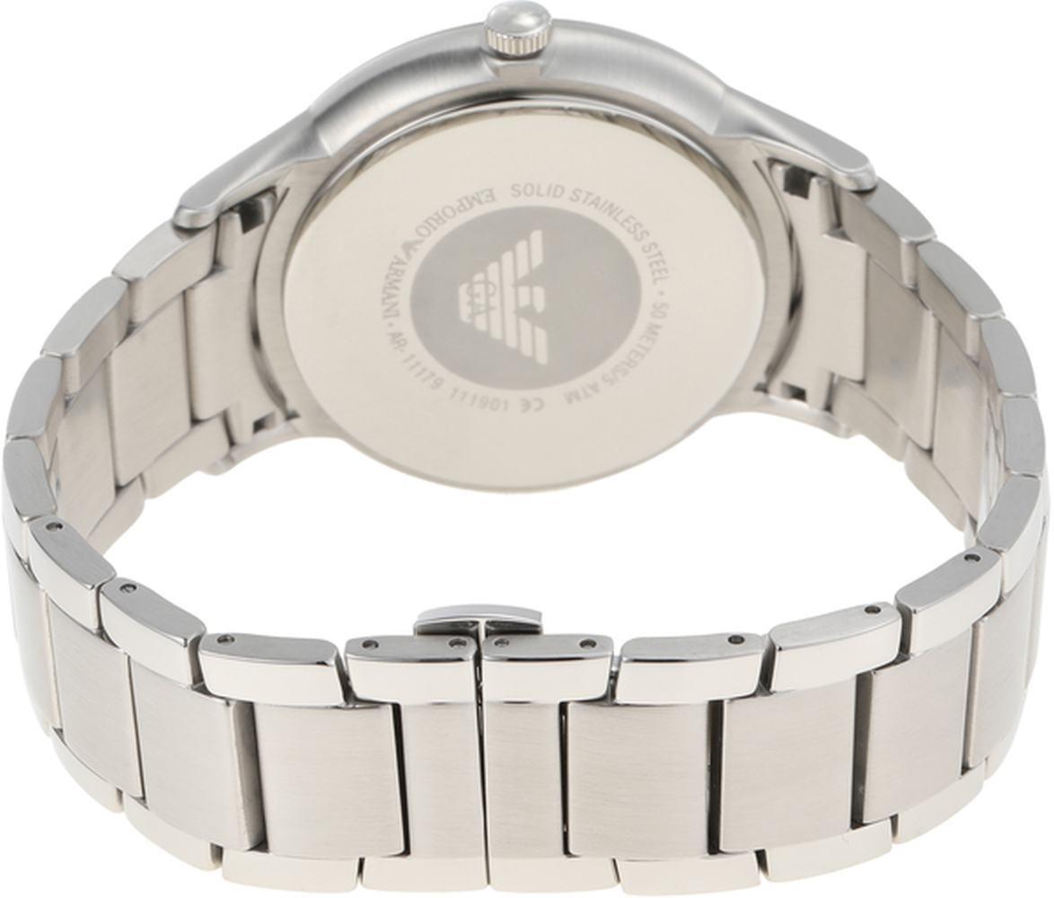 Emporio Armani AR11181 Mens klasyczny zegarek srebrny - miniatura 8