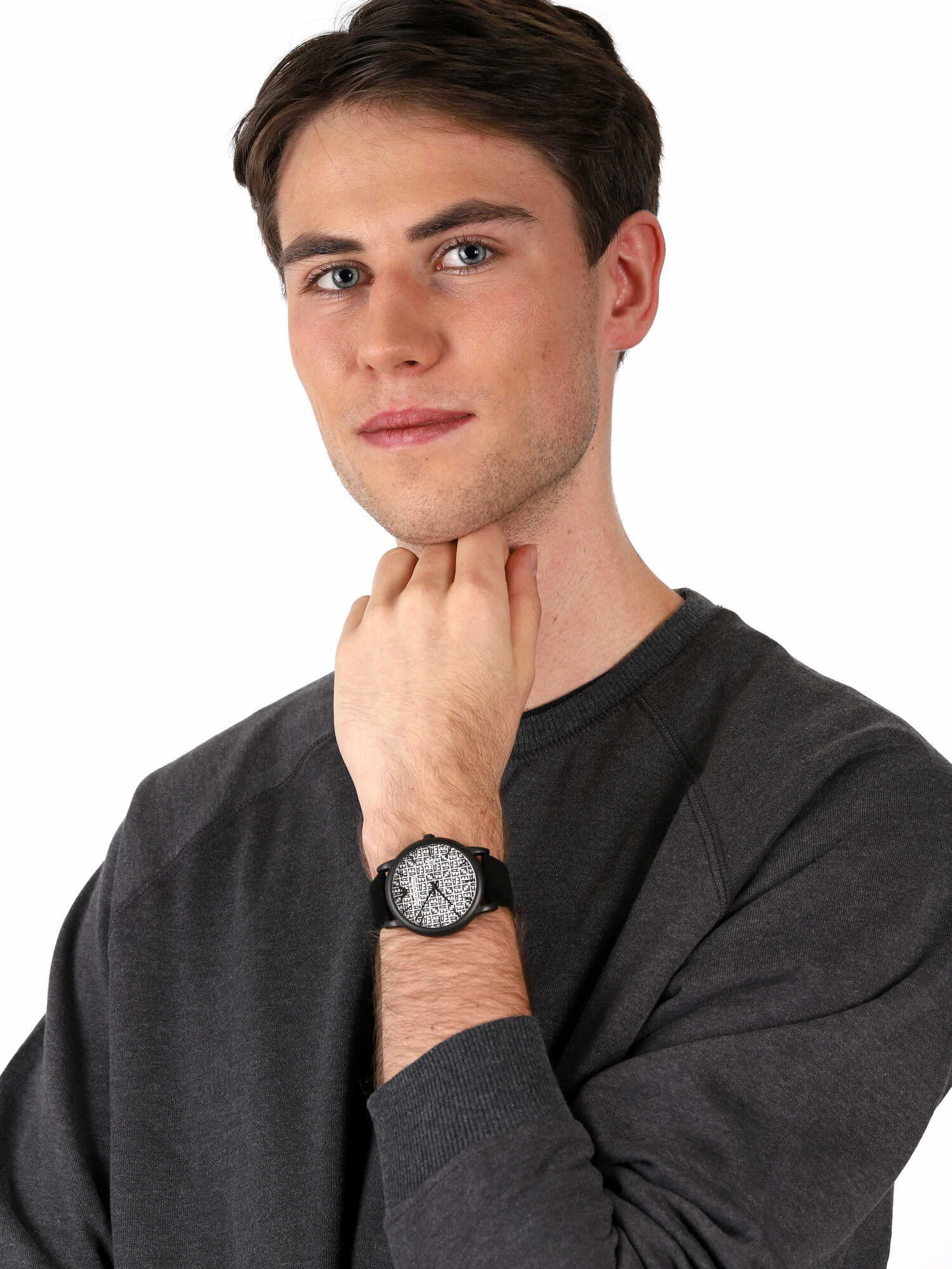 Emporio Armani AR11274 Mens klasyczny zegarek czarny - miniatura 2