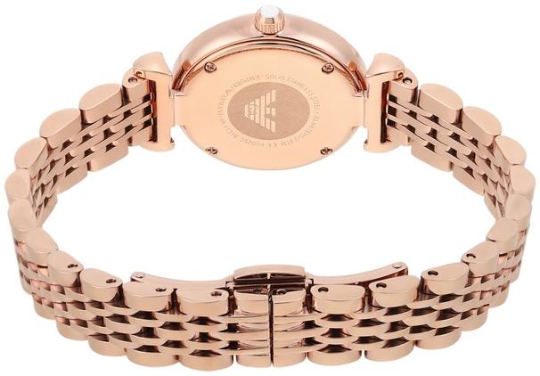 Emporio Armani AR11316 zegarek różowe złoto klasyczny Ladies bransoleta - miniatura 5