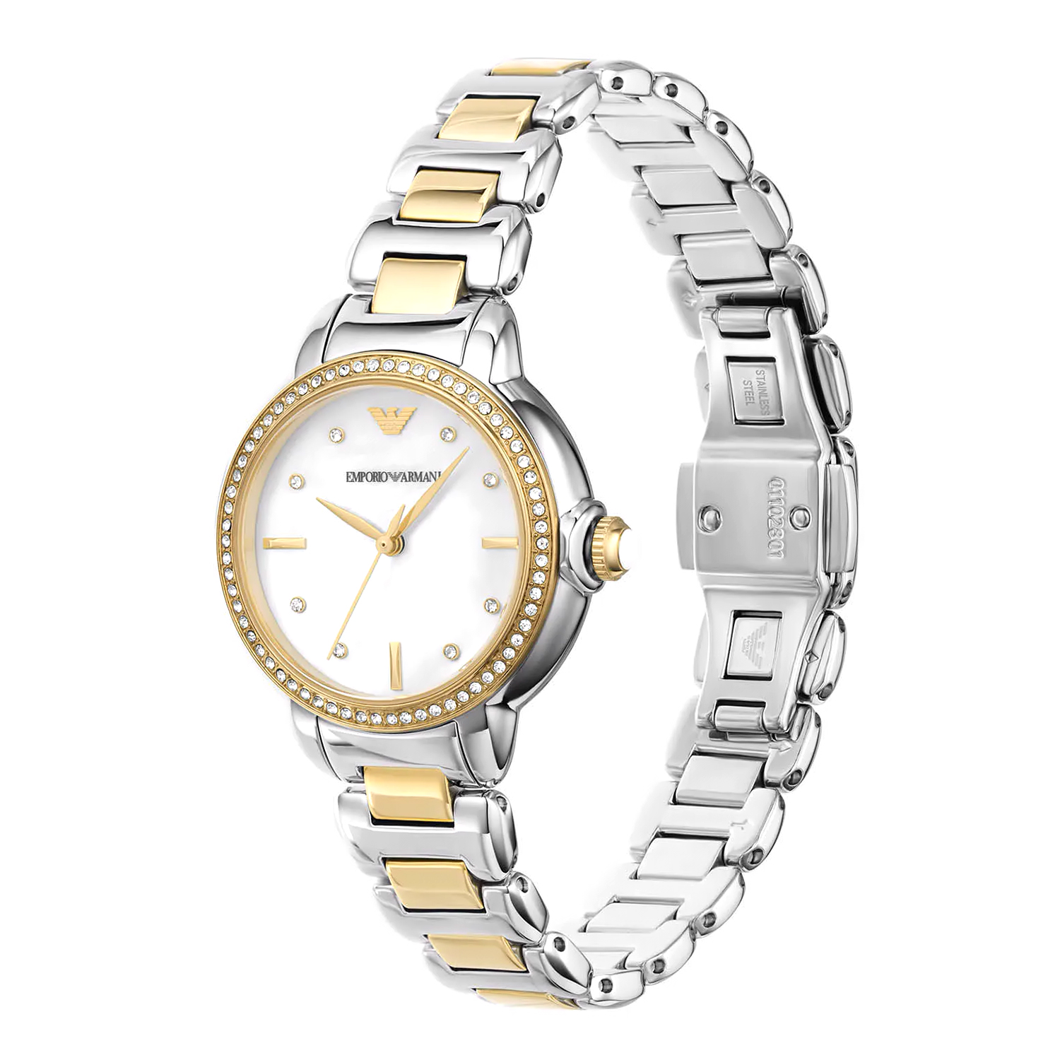 Emporio Armani AR11524 zegarek srebrny fashion-modowy Ladies bransoleta - miniatura 3