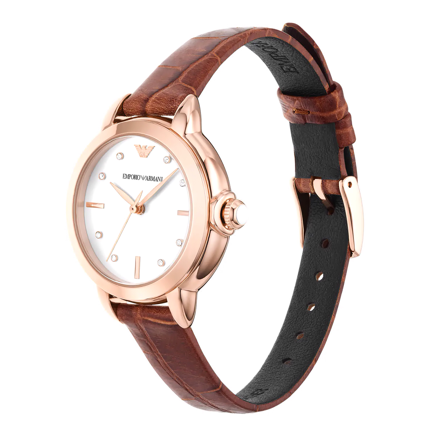 Emporio Armani AR11525 zegarek różowe złoto fashion-modowy Ladies pasek - miniatura 3