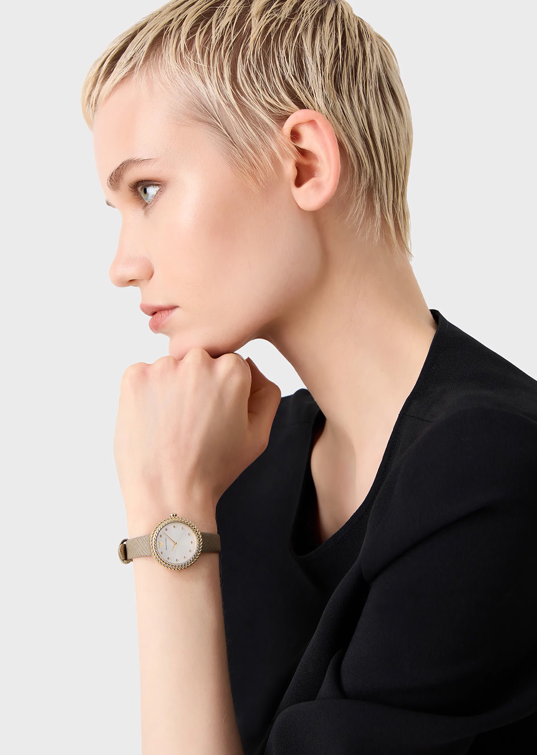 Emporio Armani AR11533 damski zegarek Rosa pasek - miniatura 3