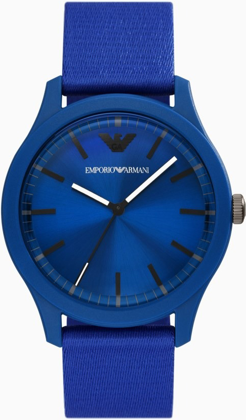 Emporio Armani Three-Hand Blue Ocean Material AR11616