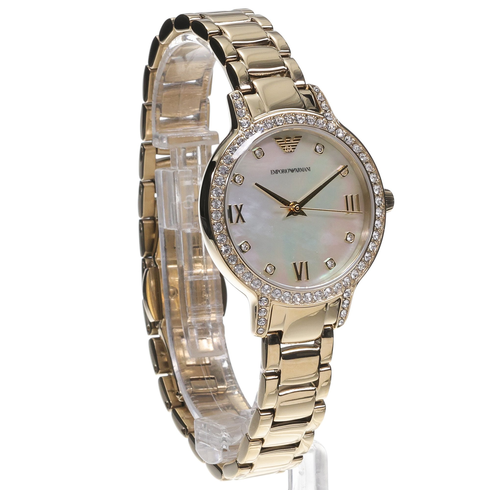 Emporio Armani AR11652 zegarek złoty elegancki Ladies bransoleta - miniatura 3