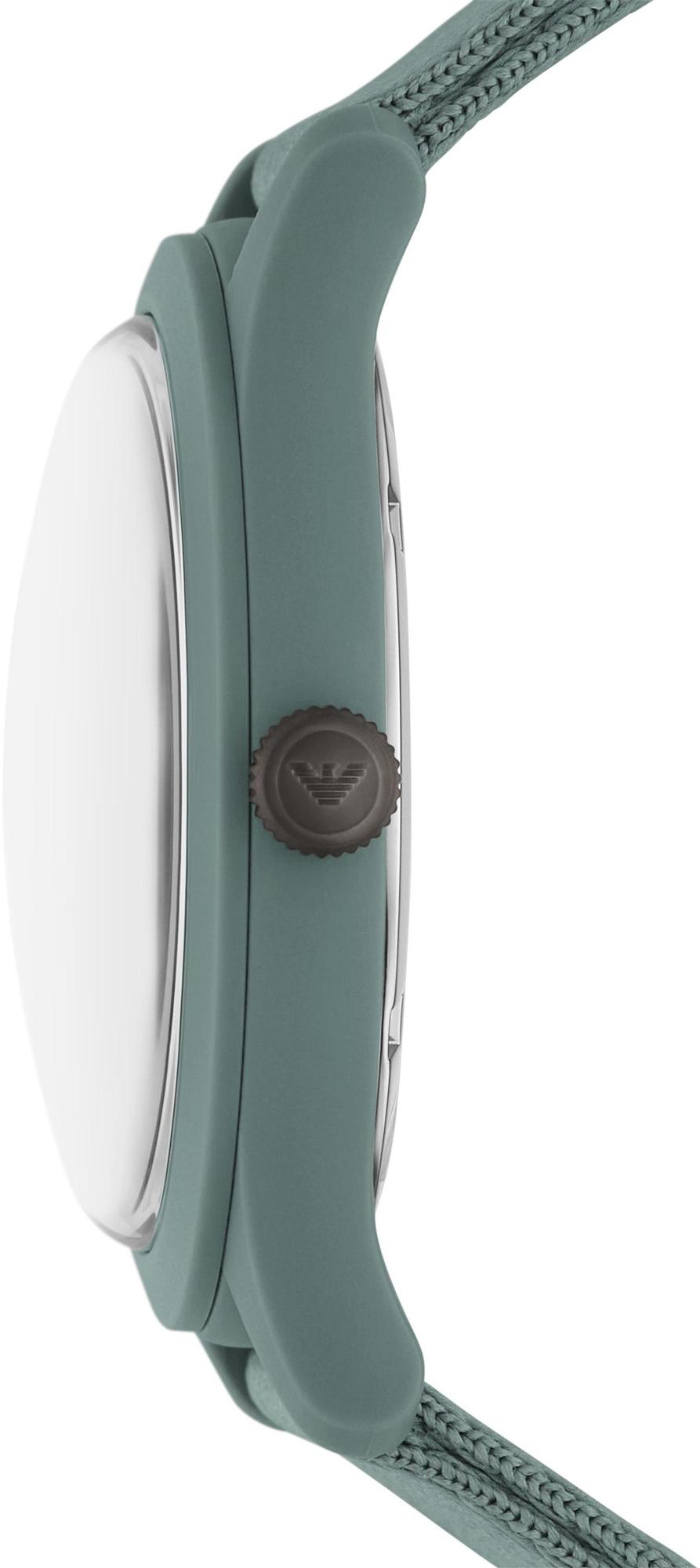 Emporio Armani AR11654 zegarek zielony klasyczny Sports and Fashion pasek - miniatura 2