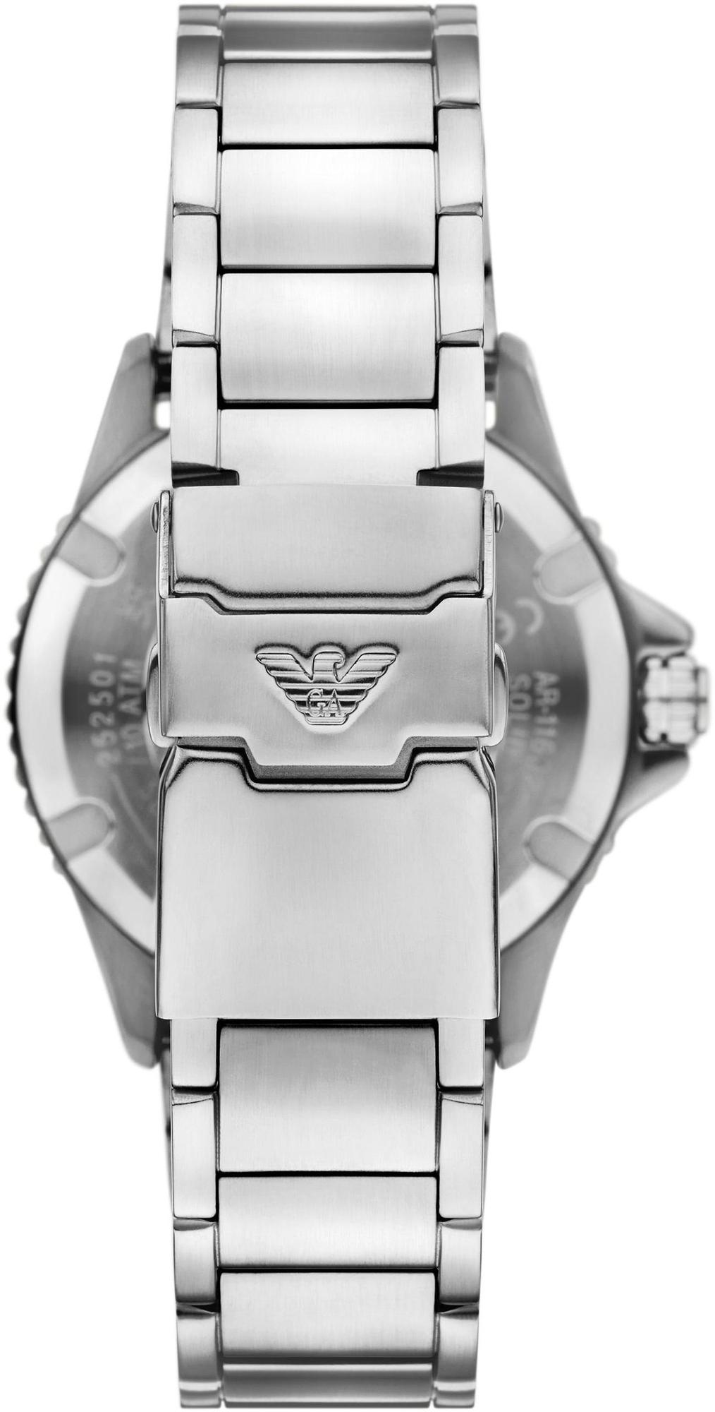 Emporio Armani AR11683 zegarek srebrny sportowy Emporio Armani bransoleta - miniatura 3