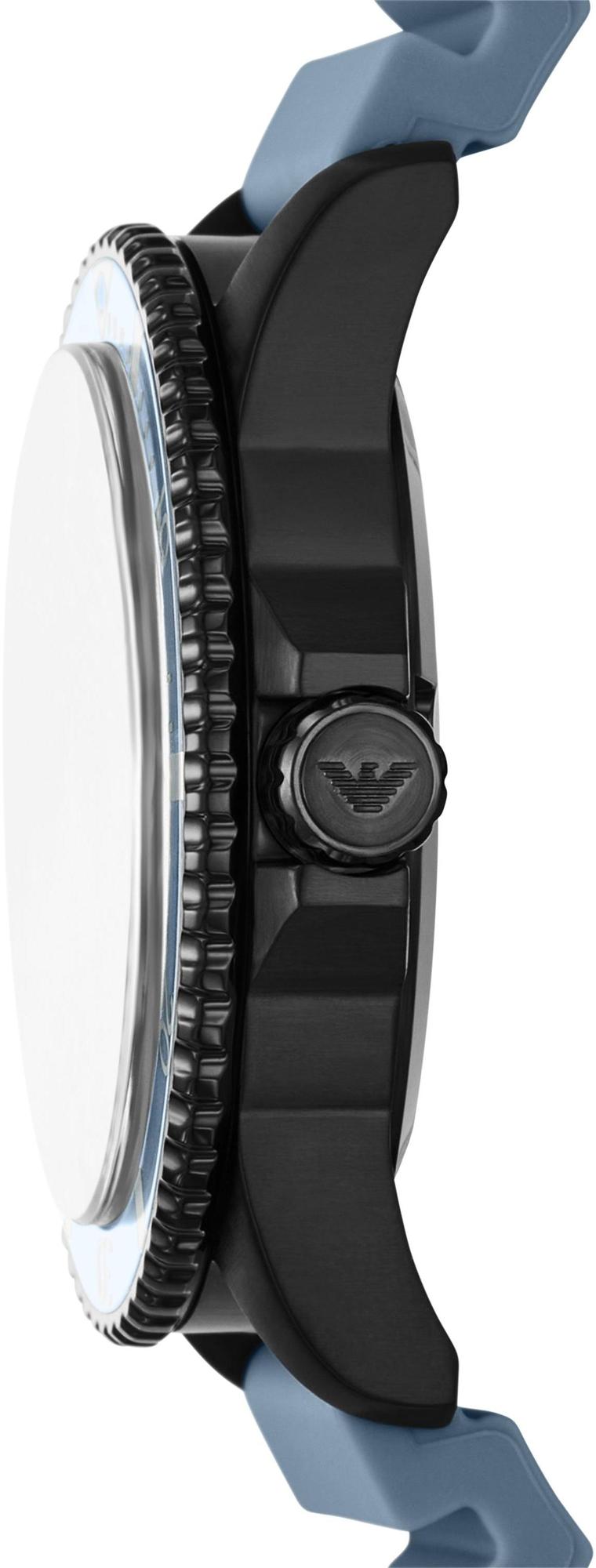 Emporio Armani AR11685 zegarek czarny sportowy Emporio Armani bransoleta - miniatura 2