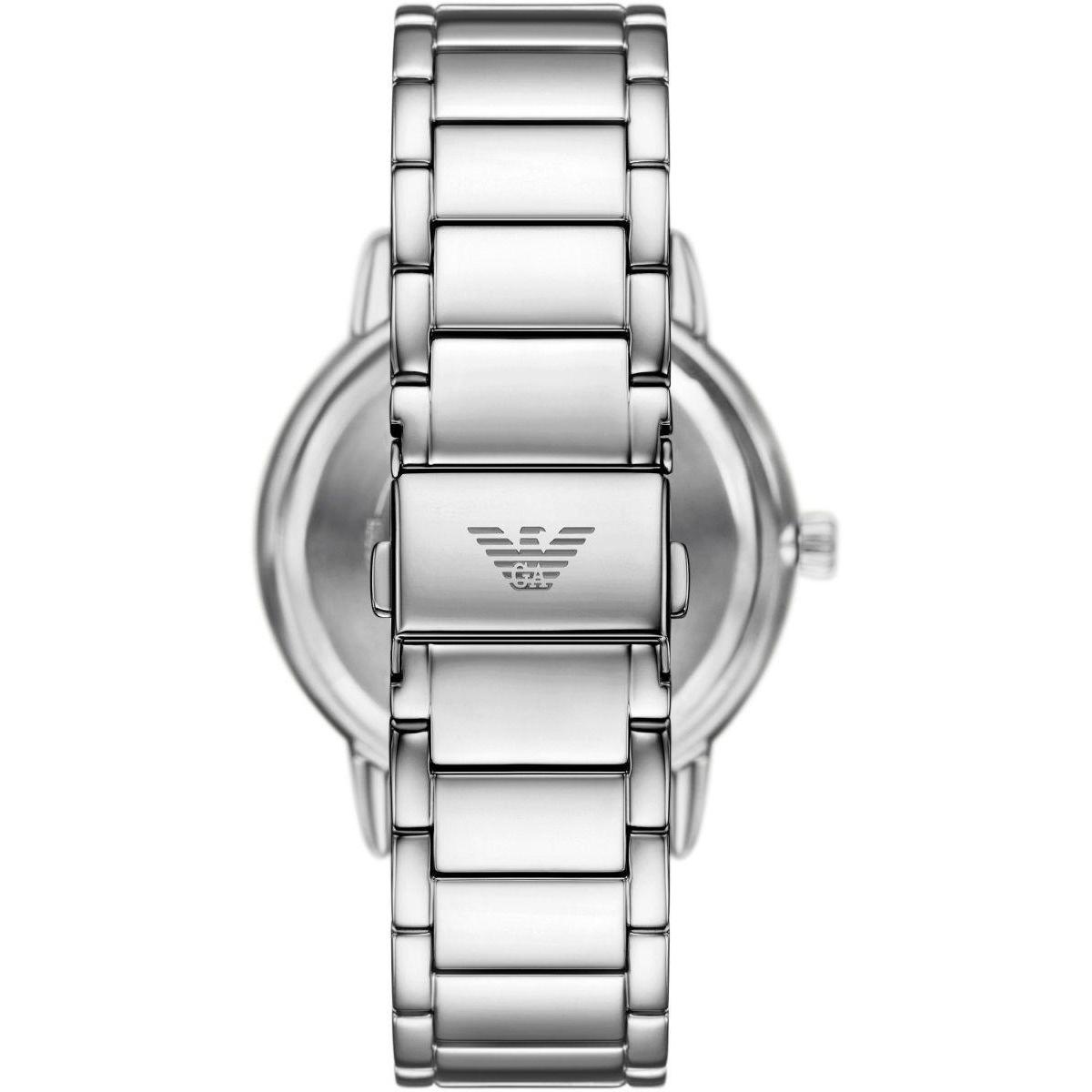 Emporio Armani AR11730 zegarek srebrny klasyczny Emporio Armani bransoleta - miniatura 4