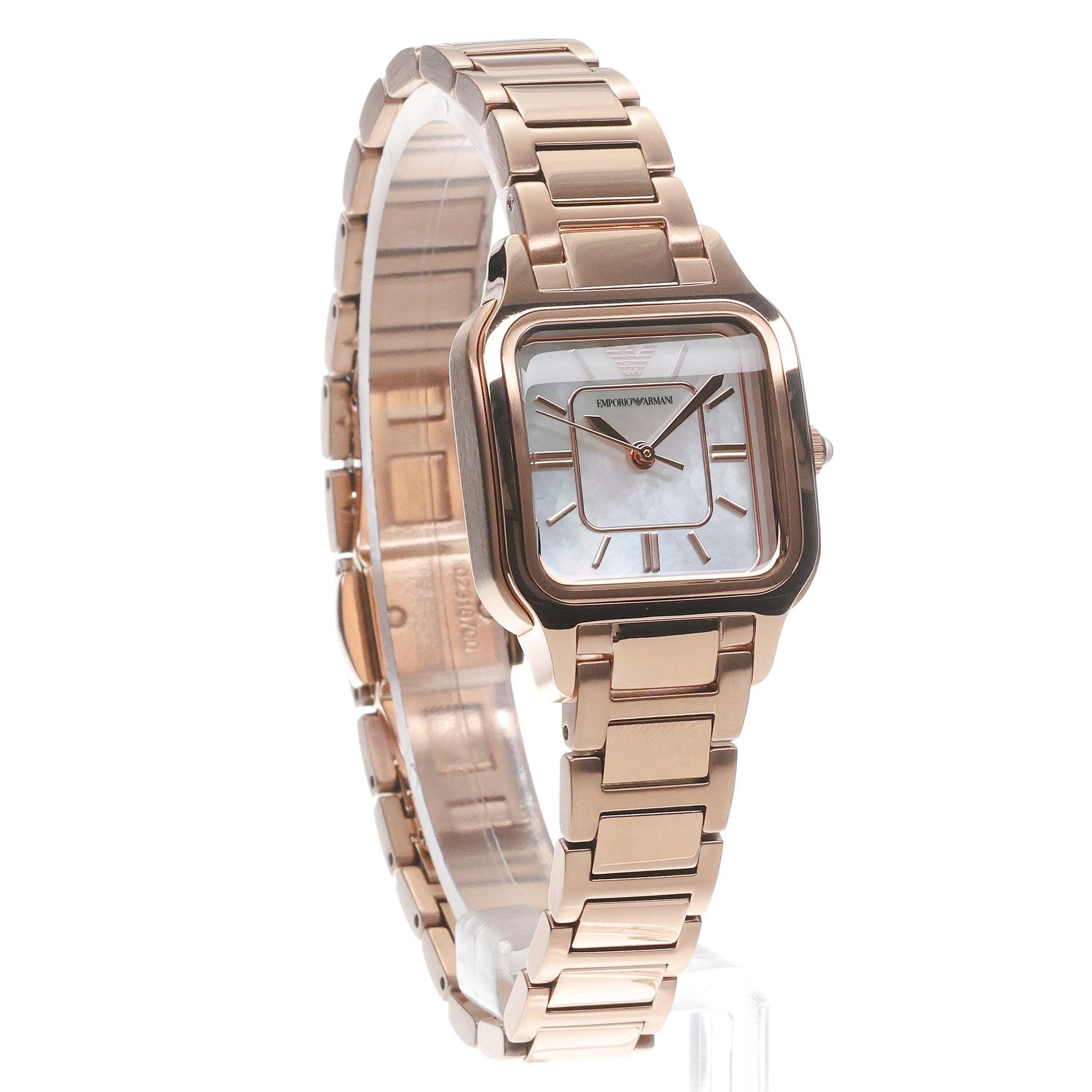 Emporio Armani AR11743 zegarek różowe złoto klasyczny Ladies bransoleta