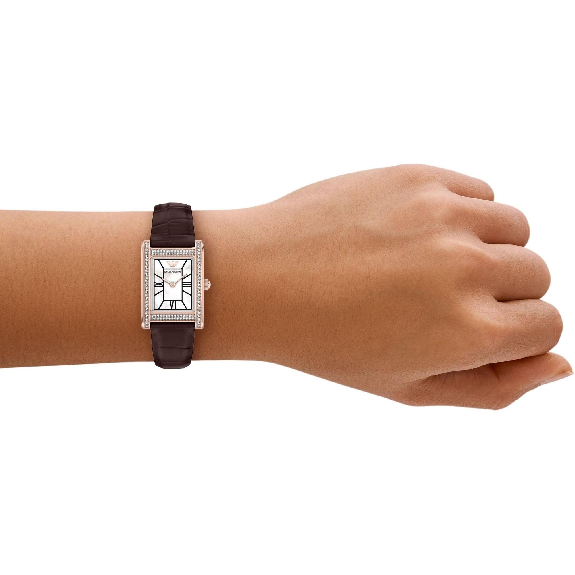 Emporio Armani AR11804 Ladies Genni zegarek damski klasyczny mineralne - miniatura 8
