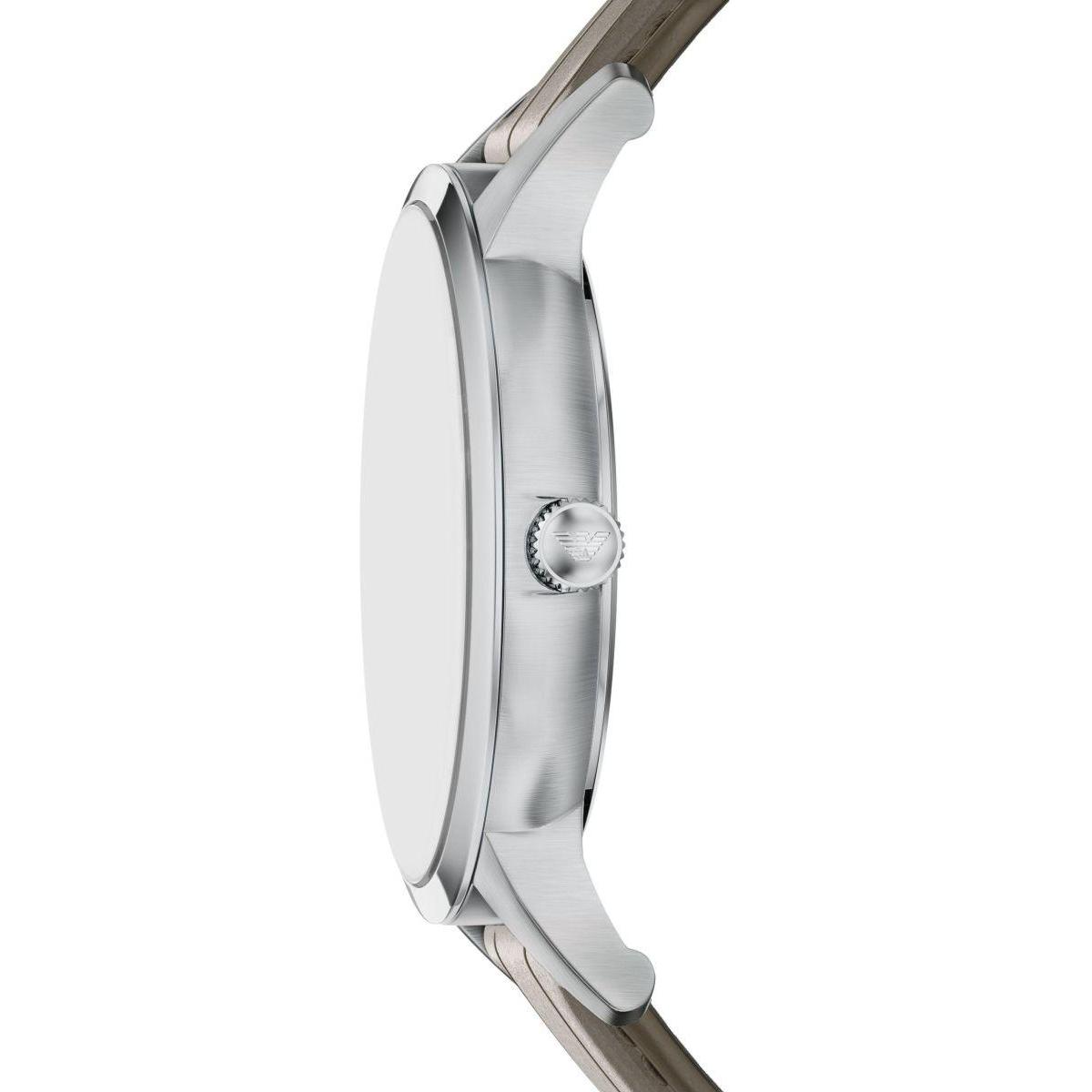 Emporio Armani AR11823 zegarek srebrny klasyczny Mens pasek - miniatura 3