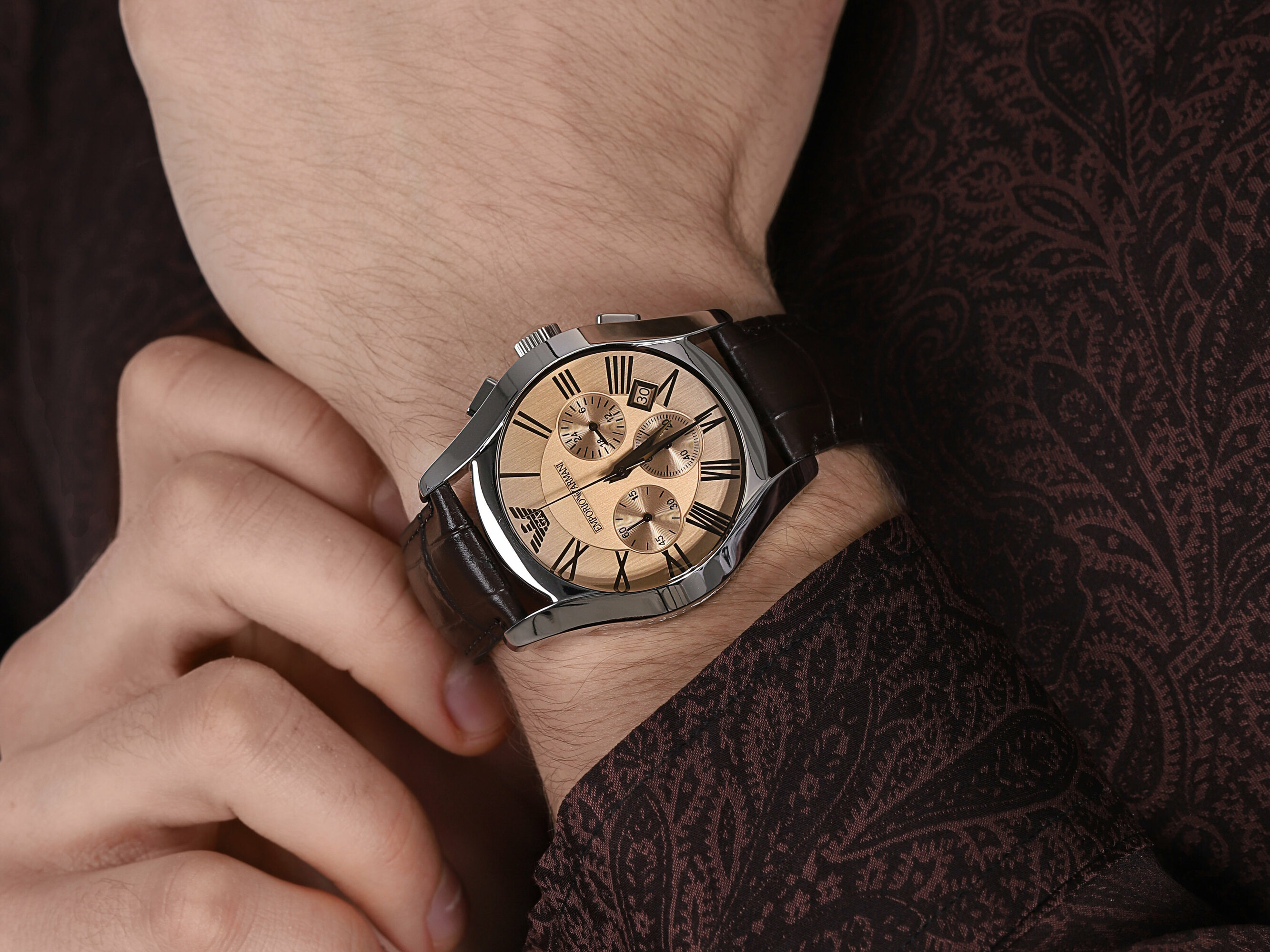 Emporio Armani AR1634 zegarek męski Sports and Fashion - miniatura 4