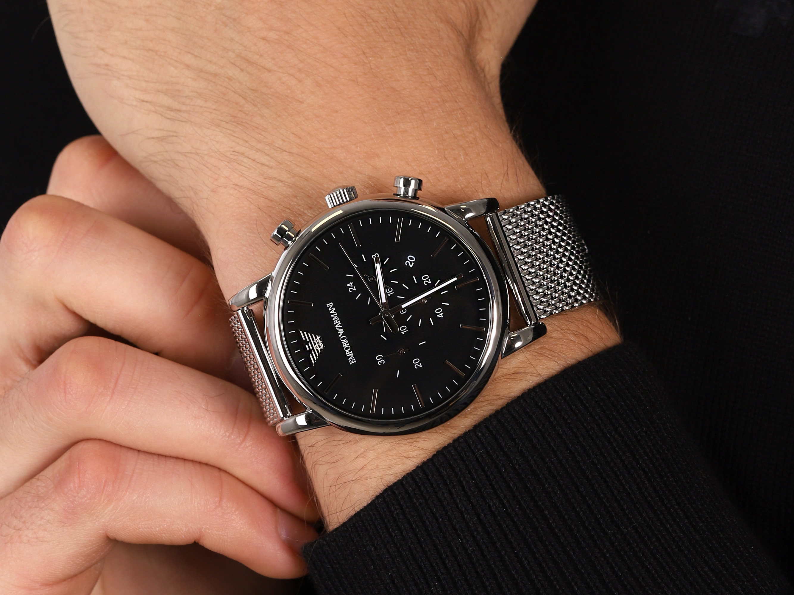 Emporio Armani AR1808 zegarek klasyczny Classics - miniatura 4