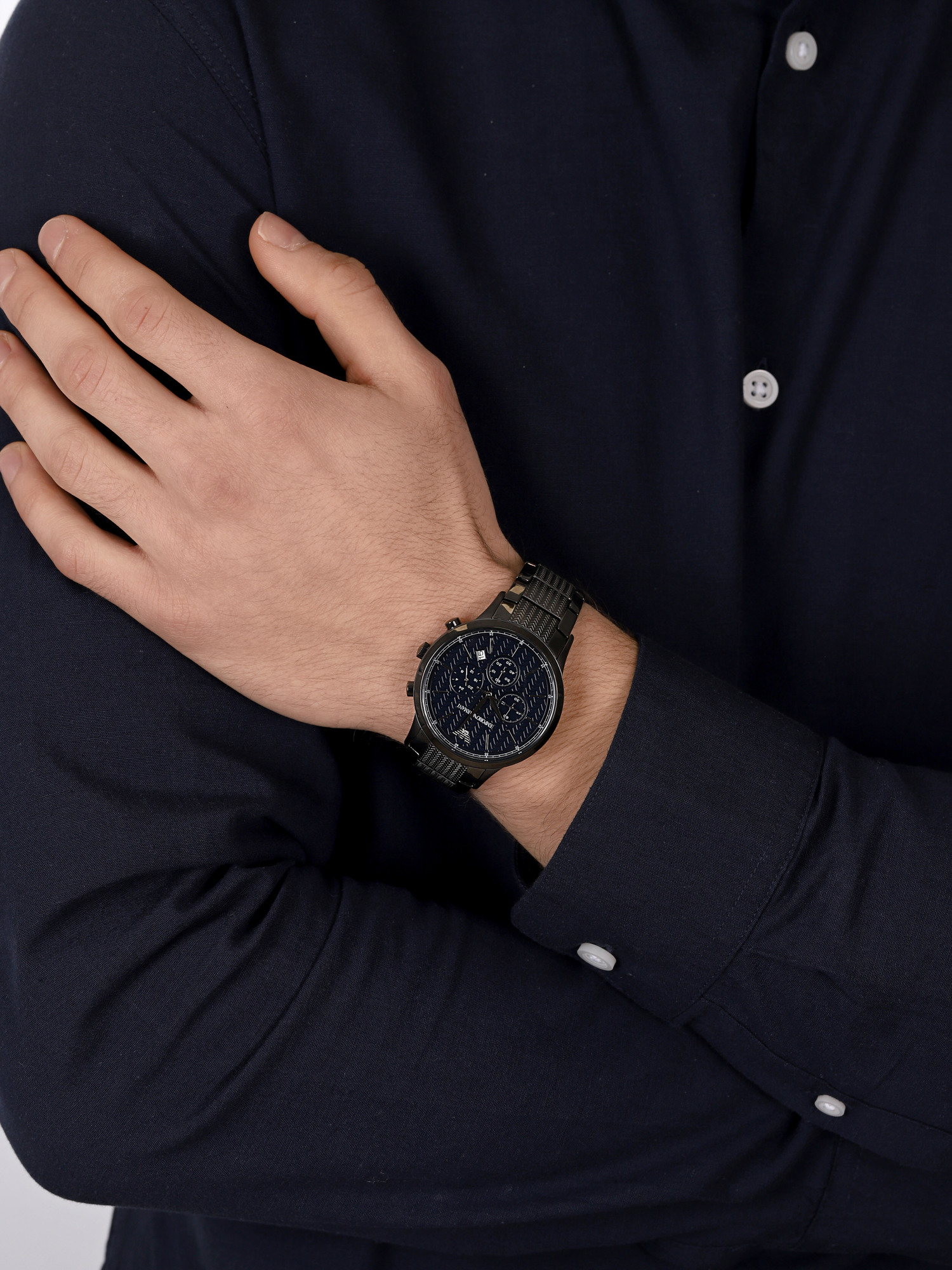 Emporio Armani AR2505 zegarek szary sportowy Sports and Fashion bransoleta - miniatura 3