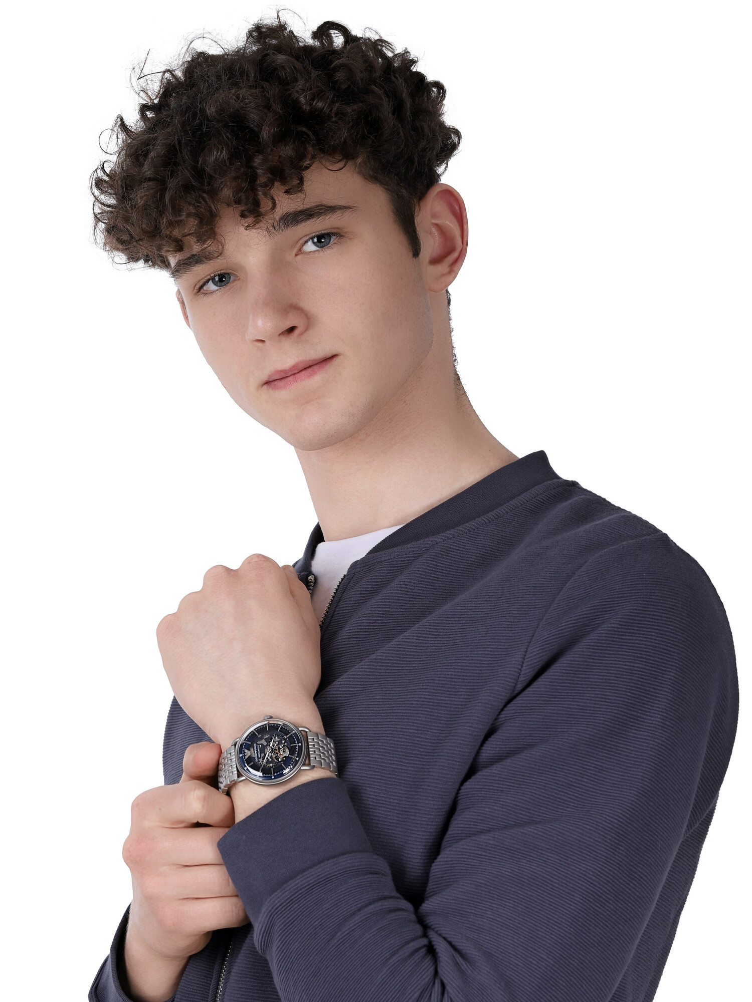 Emporio Armani AR60024 MECCANICO zegarek klasyczny Meccanico - miniatura 2