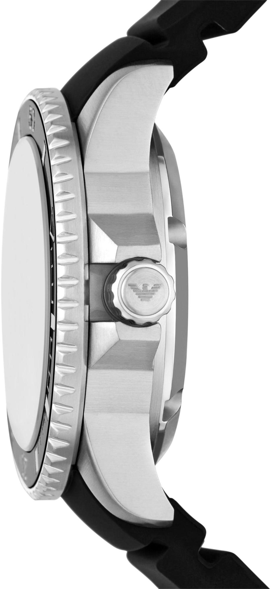 Emporio Armani AR60078 DIVER AUTOMATIC SEA EXPLORER Diver klasyczny zegarek srebrny - miniatura 6