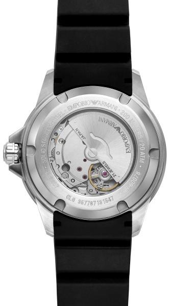 Emporio Armani AR60078 DIVER AUTOMATIC SEA EXPLORER Diver klasyczny zegarek srebrny - miniatura 7