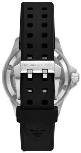Emporio Armani AR60078 DIVER AUTOMATIC SEA EXPLORER Diver klasyczny zegarek srebrny - miniatura 8