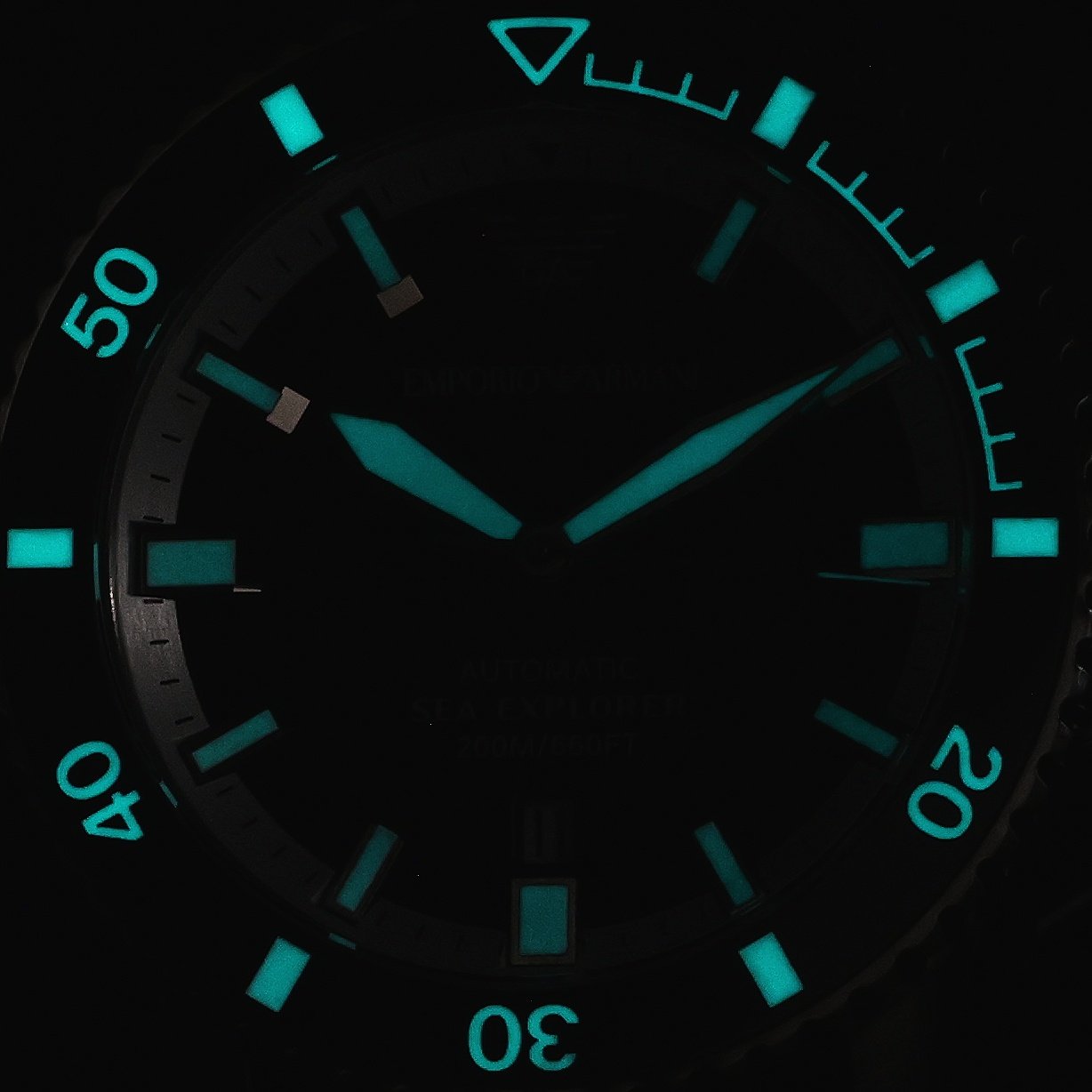Emporio Armani AR60078 Diver DIVER AUTOMATIC SEA EXPLORER zegarek męski klasyczny mineralne - miniatura 5