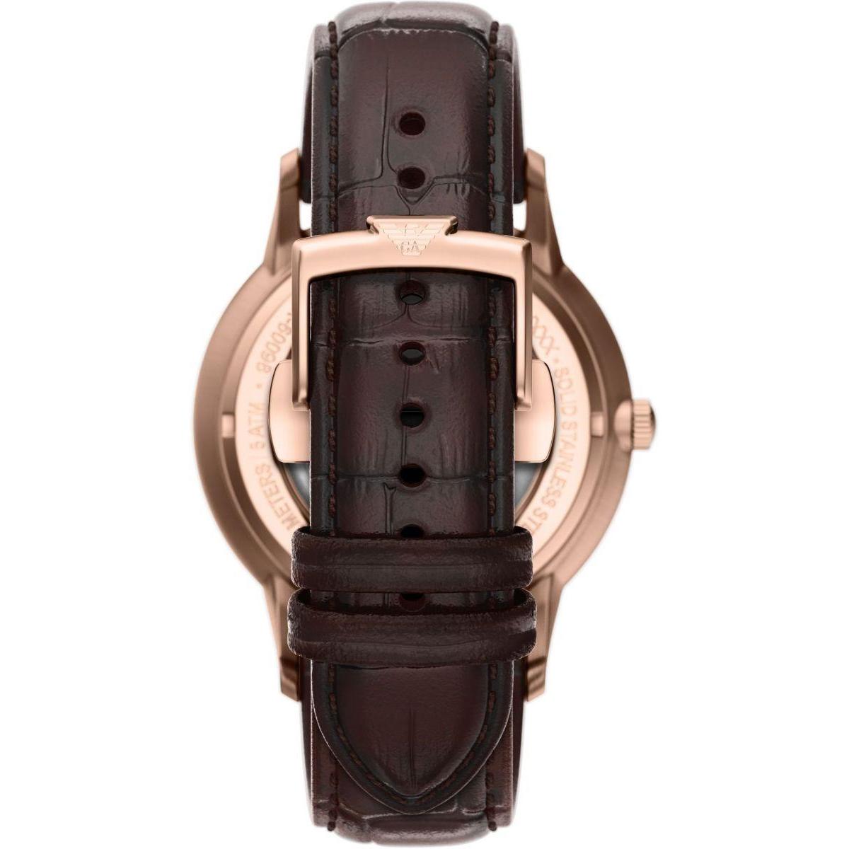 Emporio Armani AR60098 Automatic Archetipo Automatic zegarek męski klasyczny mineralne - miniatura 6