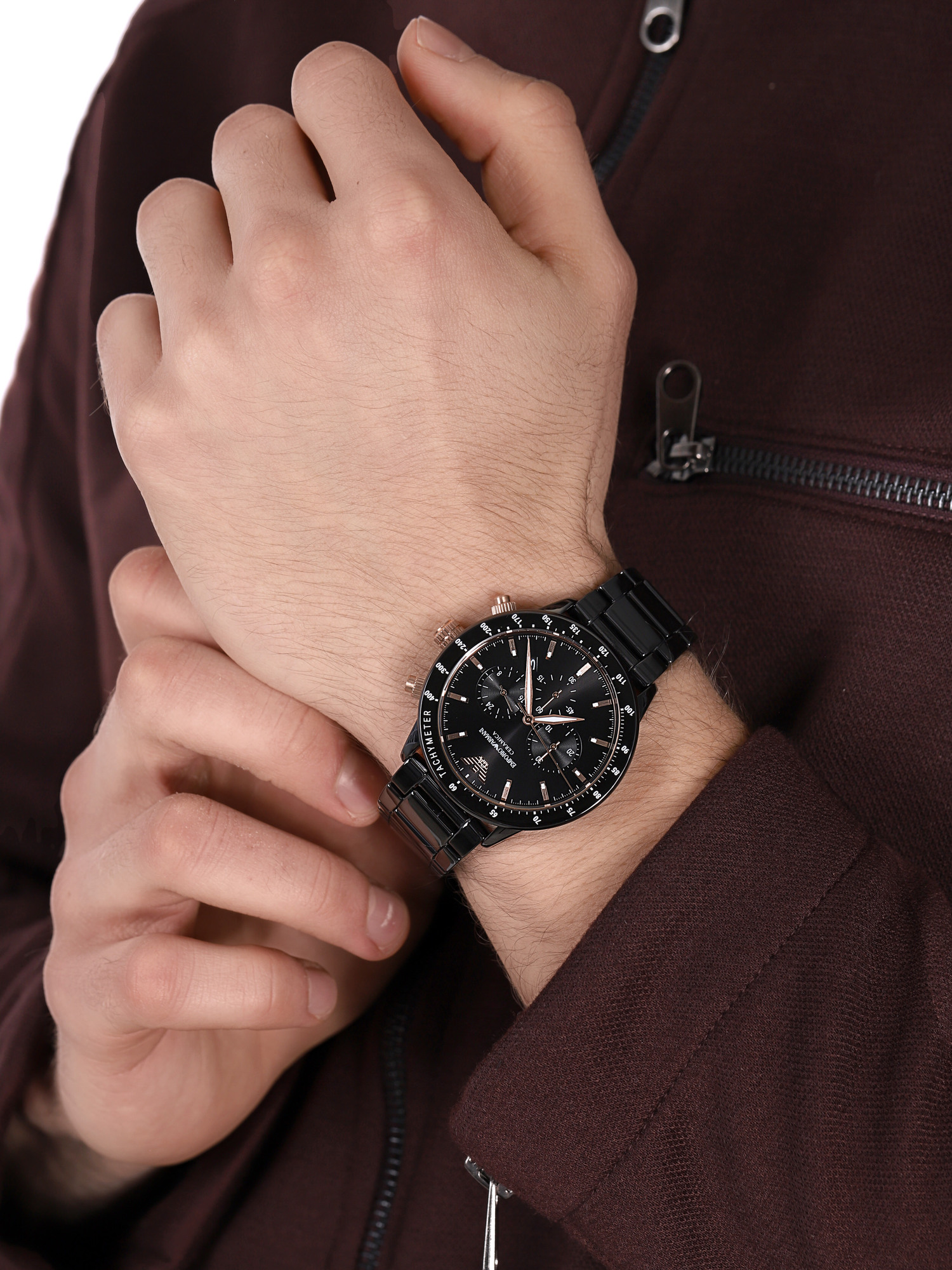 Emporio Armani AR70002 zegarek sportowy Ceramic - miniatura 3