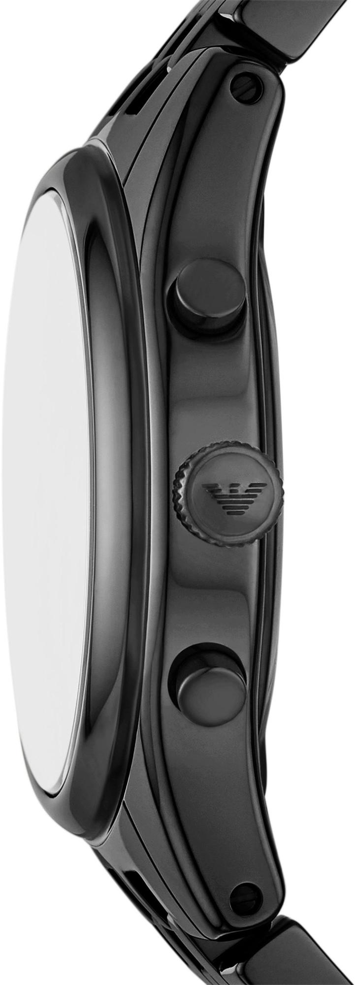 Emporio Armani AR70015 zegarek czarny klasyczny Ceramic bransoleta - miniatura 2