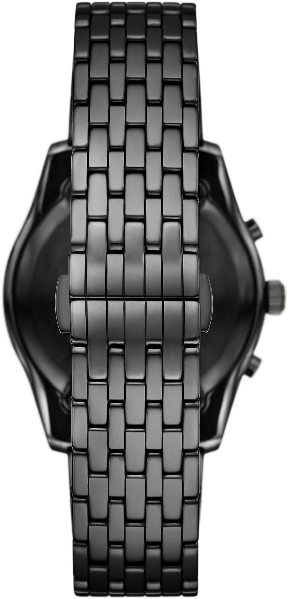 Emporio Armani AR70015 zegarek czarny klasyczny Ceramic bransoleta - miniatura 3