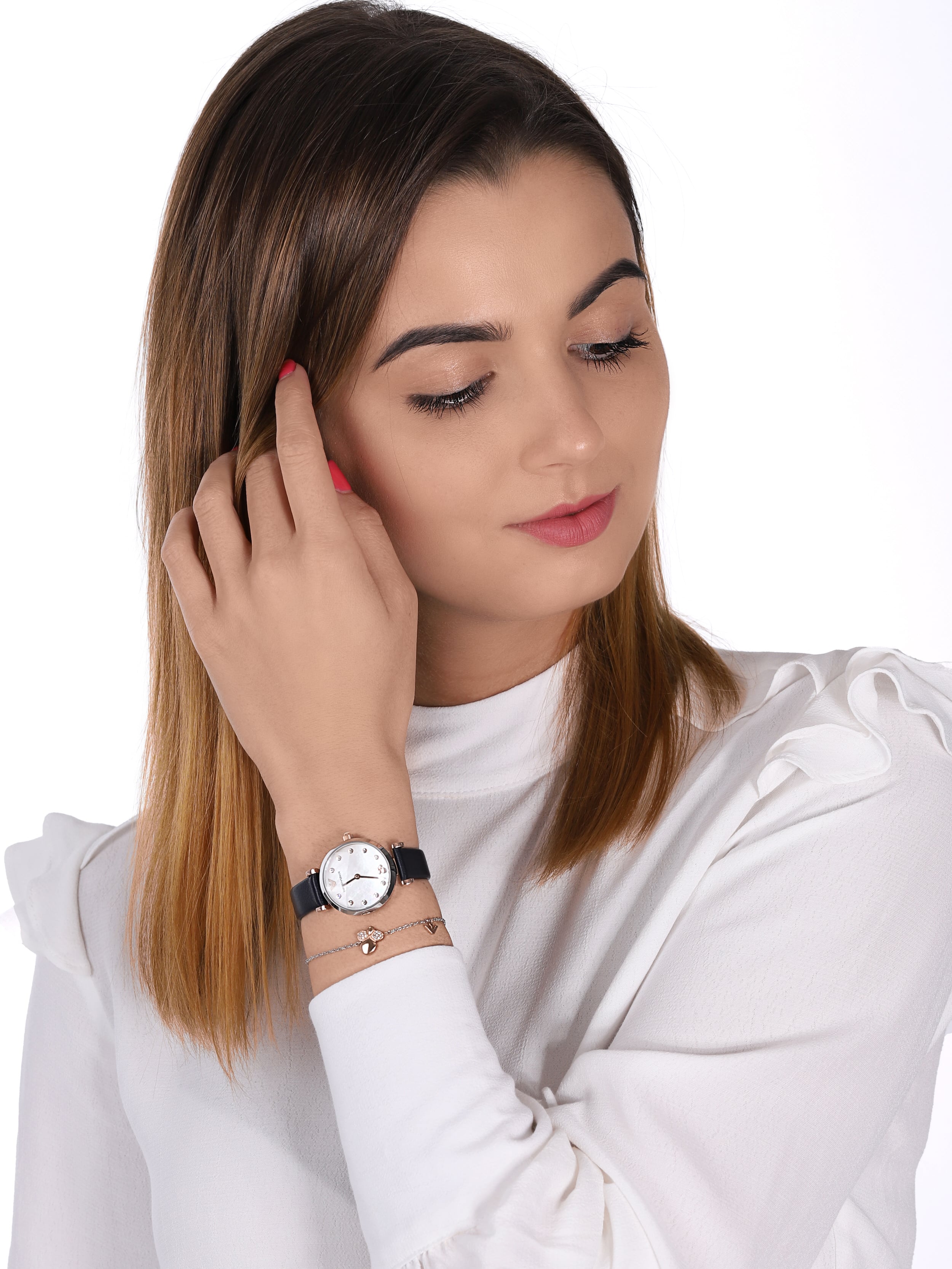 Emporio Armani AR80036 damski zegarek Ladies pasek - miniatura 2