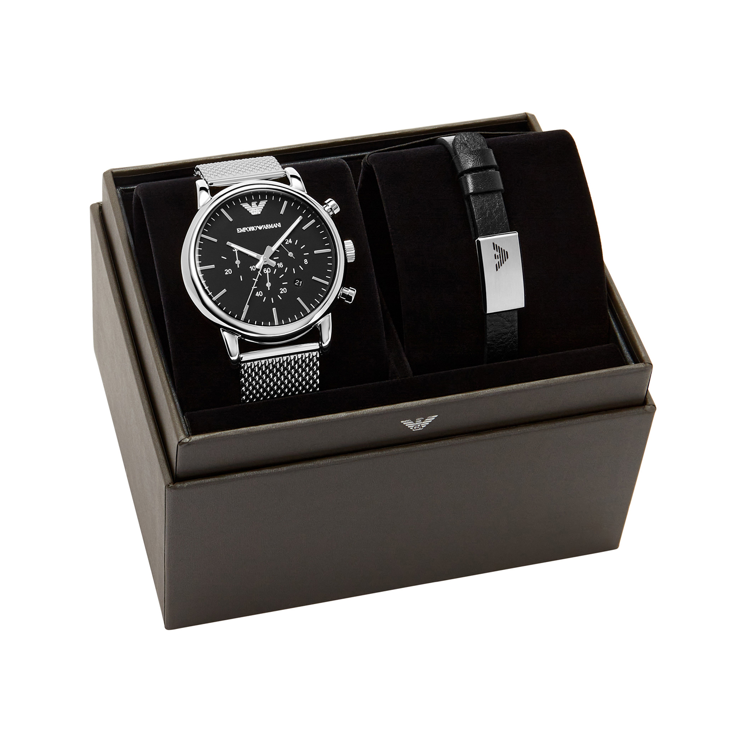 Emporio Armani AR80062SET LUIGI CHRONO GIFT SET zegarek Luigi - miniatura 4