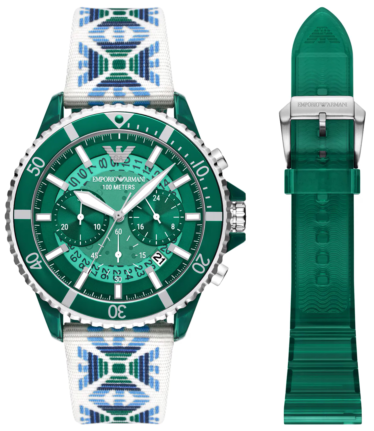 Emporio Armani CHRONOGRAPH rPET GIFT SET AR80066SET