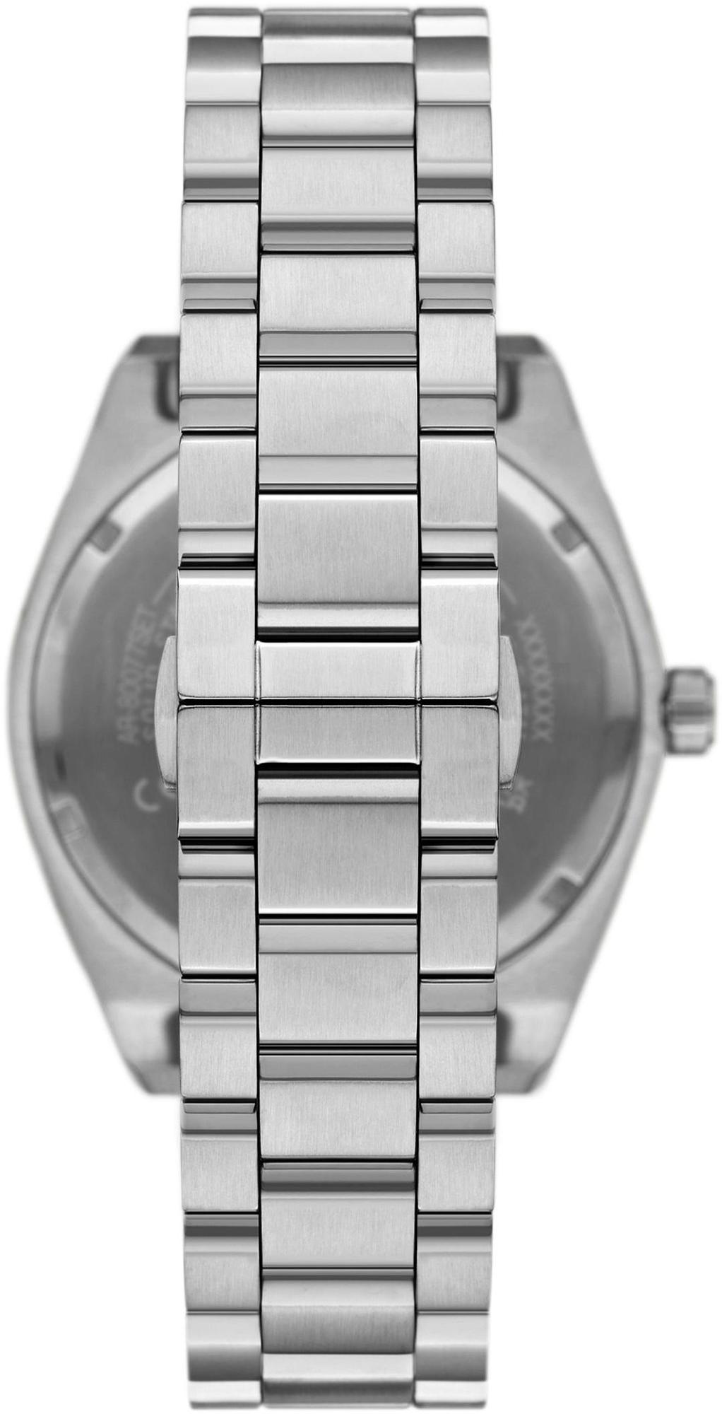Emporio Armani AR80077SET zegarek srebrny klasyczny Classics bransoleta - miniatura 3