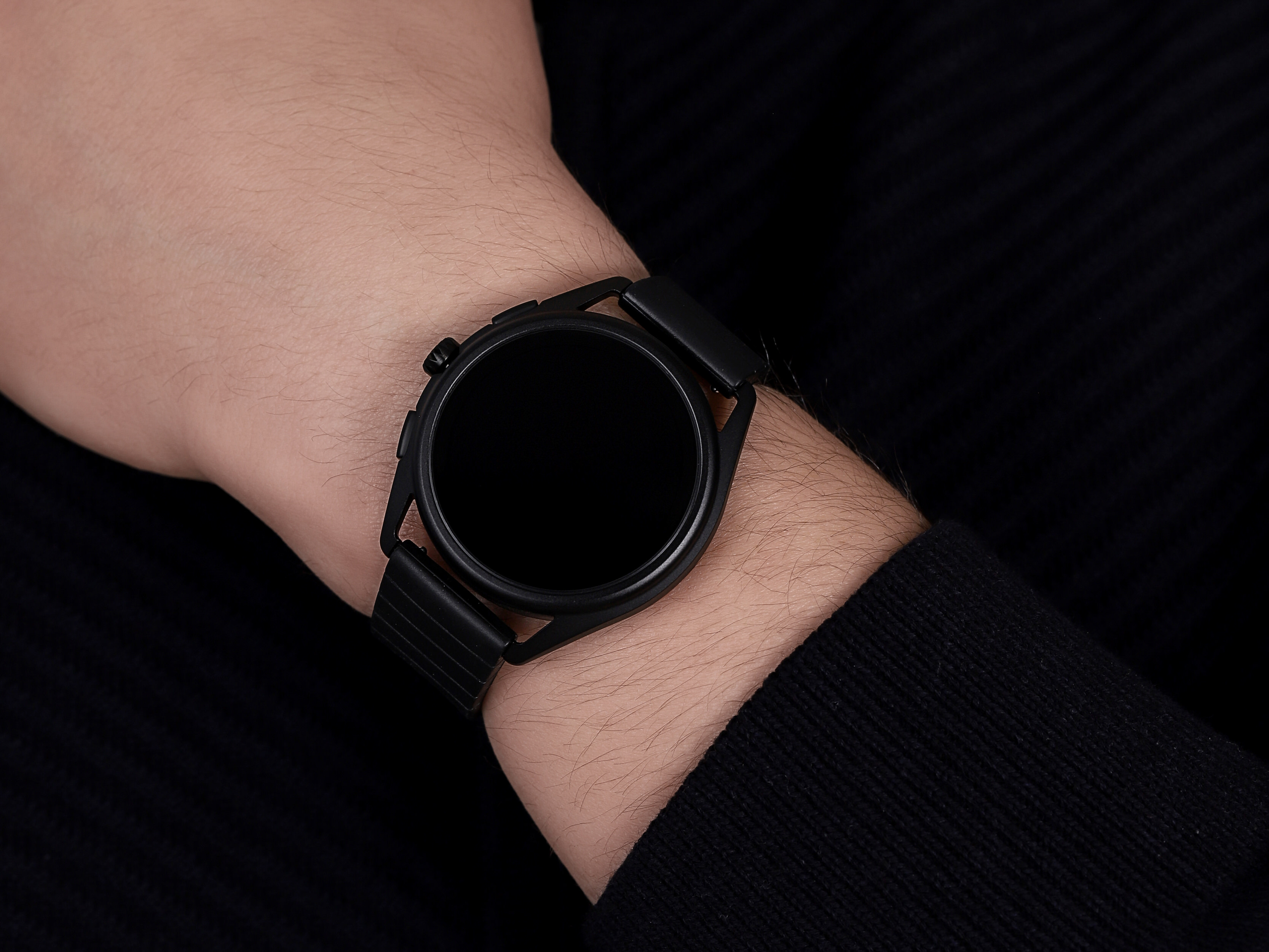 Emporio Armani ART5017 Smartwatch Matteo Connected fashion/modowy zegarek czarny - miniatura 4