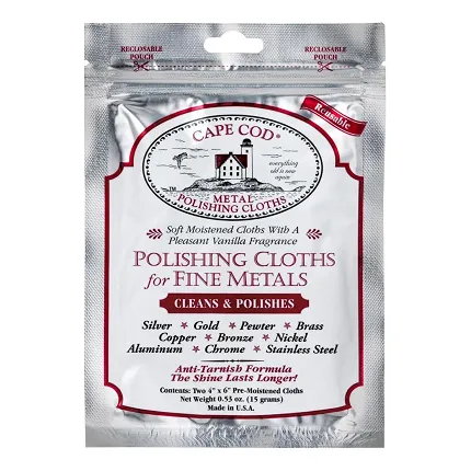 Enter Cape Cod Polishing Cloths Ściereczki do polerowania metali Cape Cod - zdjęcie 1