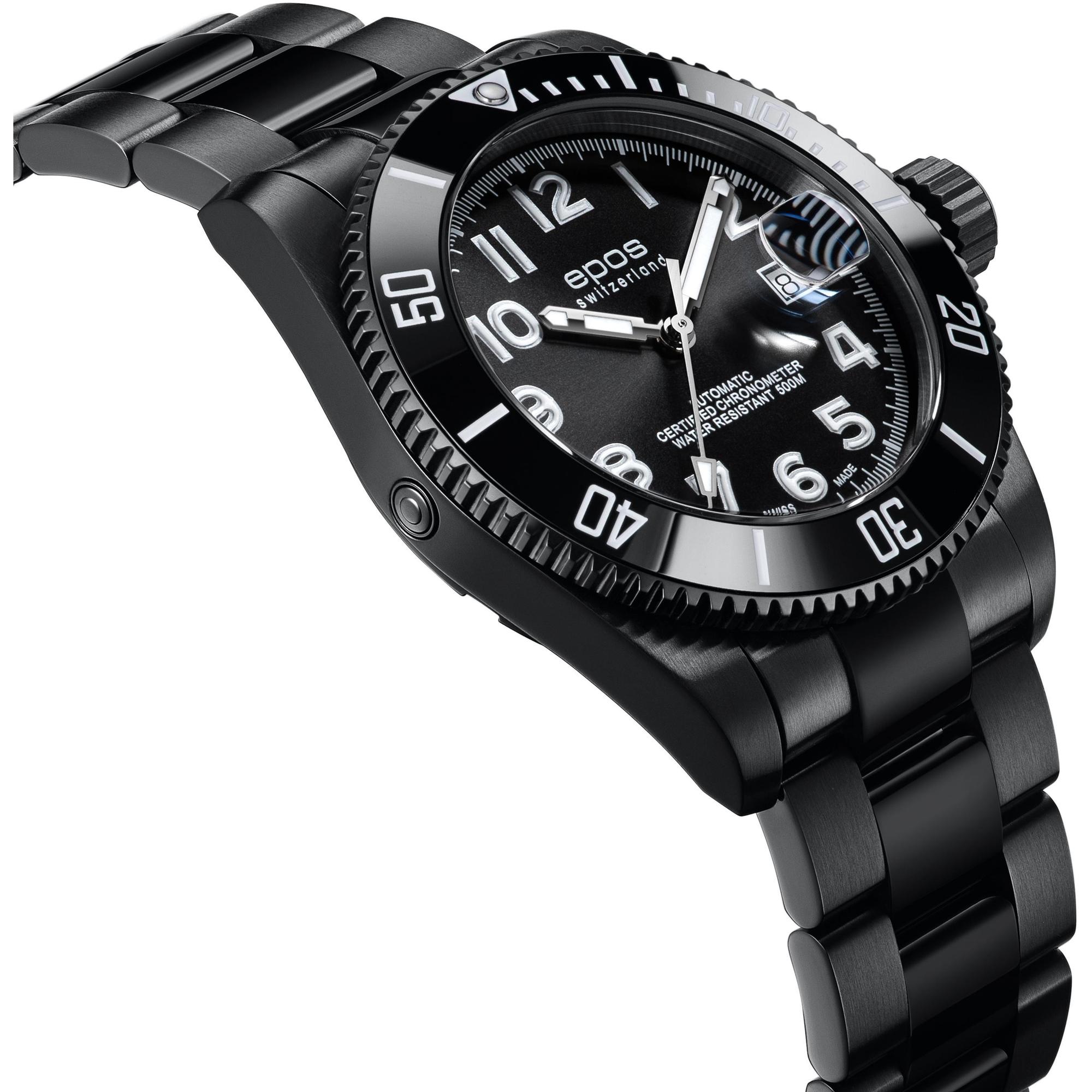 Epos 3504138853595 zegarek męski klasyczny Sportive bransoleta - miniatura 10