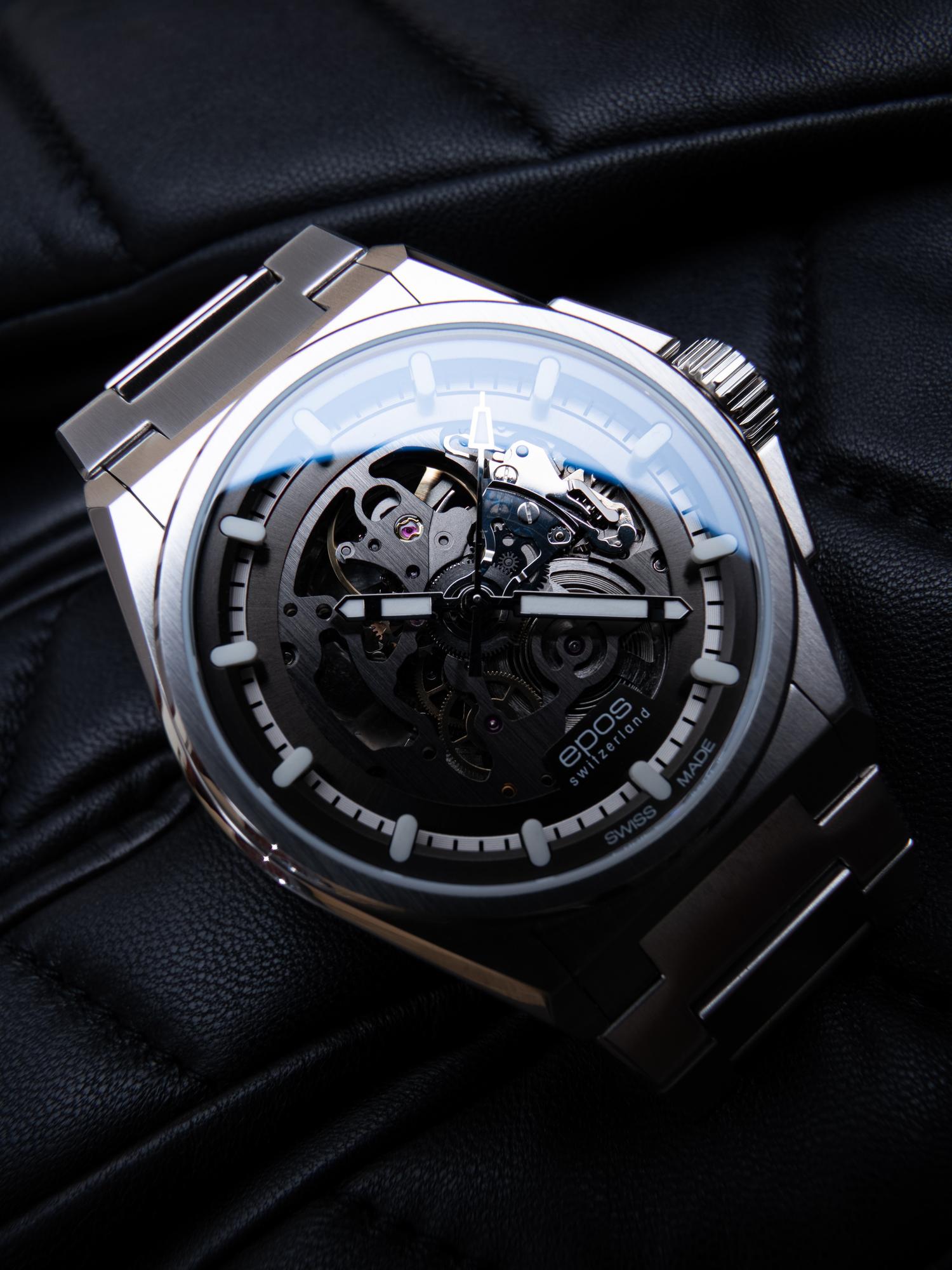 Epos 3505139201430 zegarek męski elegancki Sportive bransoleta - miniatura 10