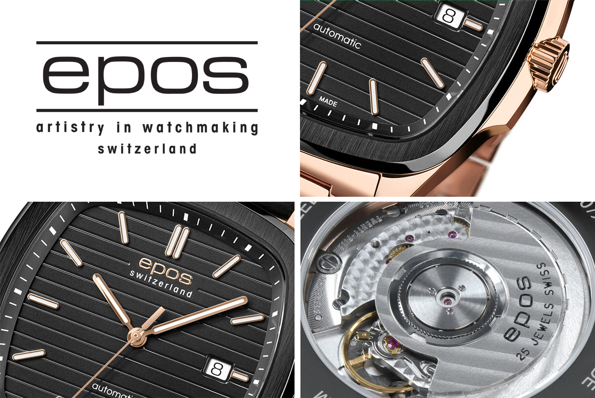 Epos 3511152551534 męski zegarek Timeless bransoleta