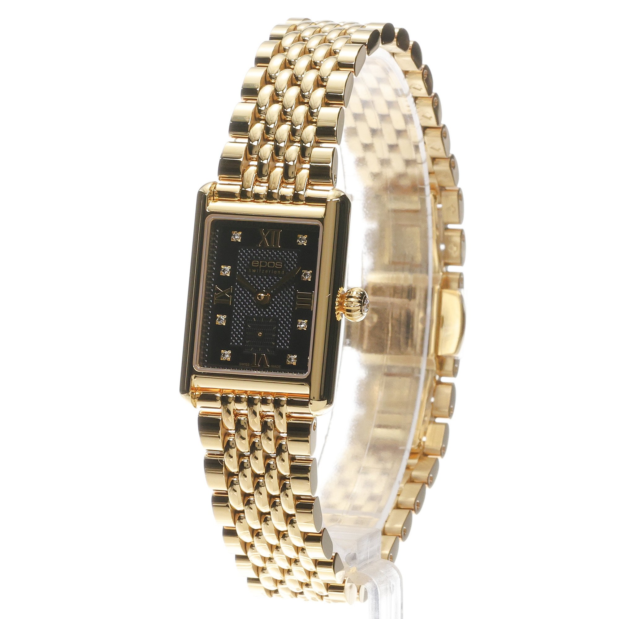 Epos 8002702228532 Ladies Ladies Req Diamonds zegarek damski klasyczny szafirowe - miniatura 2