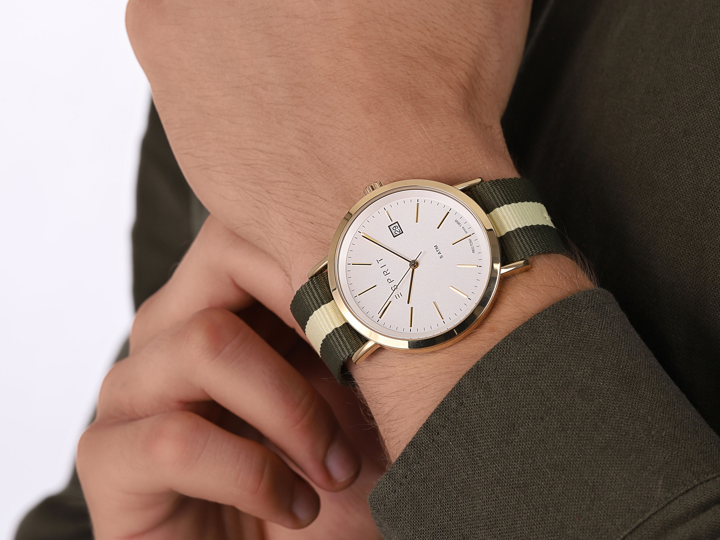 Esprit ES108361002 męski zegarek Męskie pasek - miniatura 4
