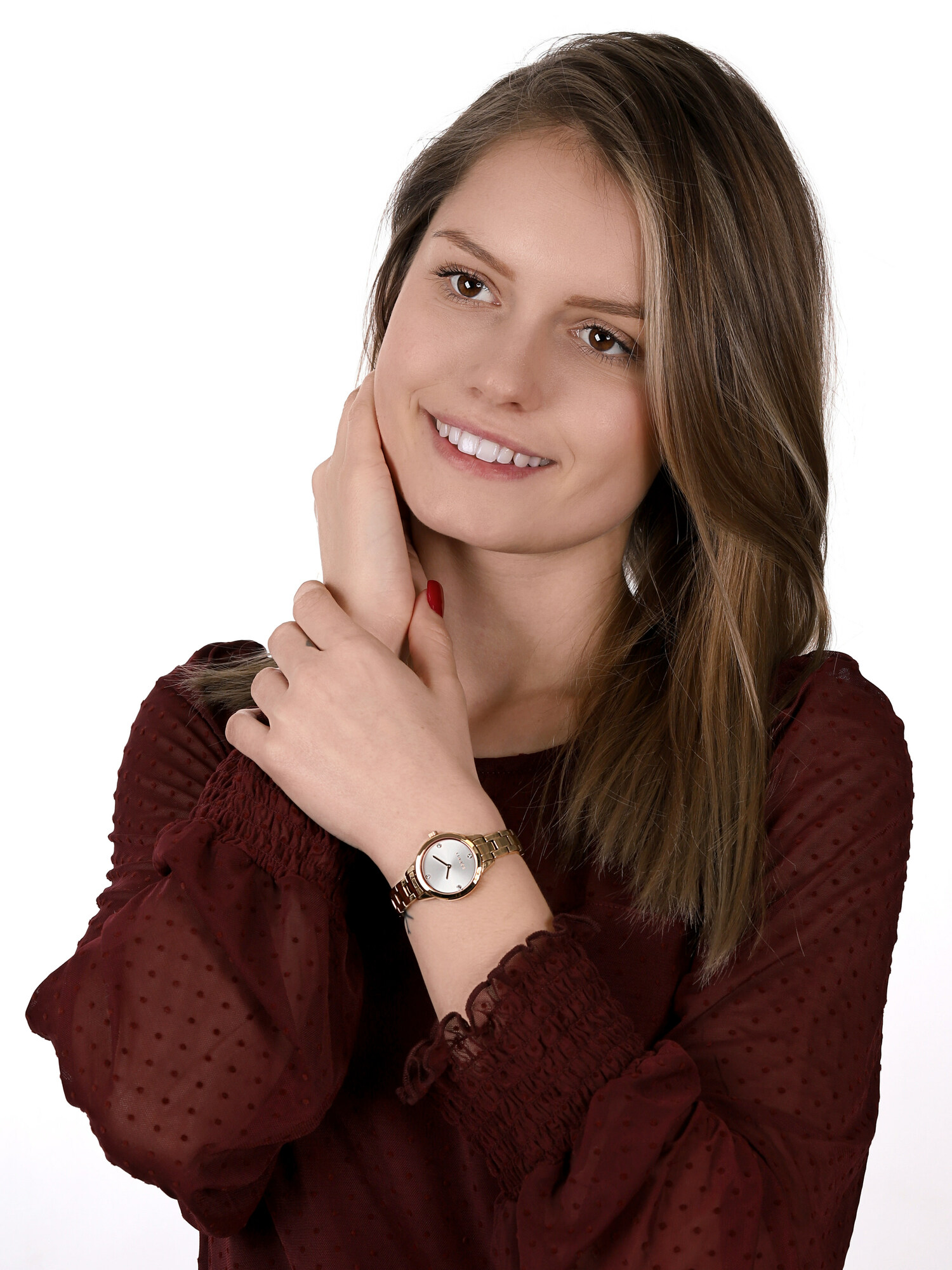 Esprit ES108992002 zegarek różowe złoto fashion/modowy Damskie bransoleta - miniatura 2
