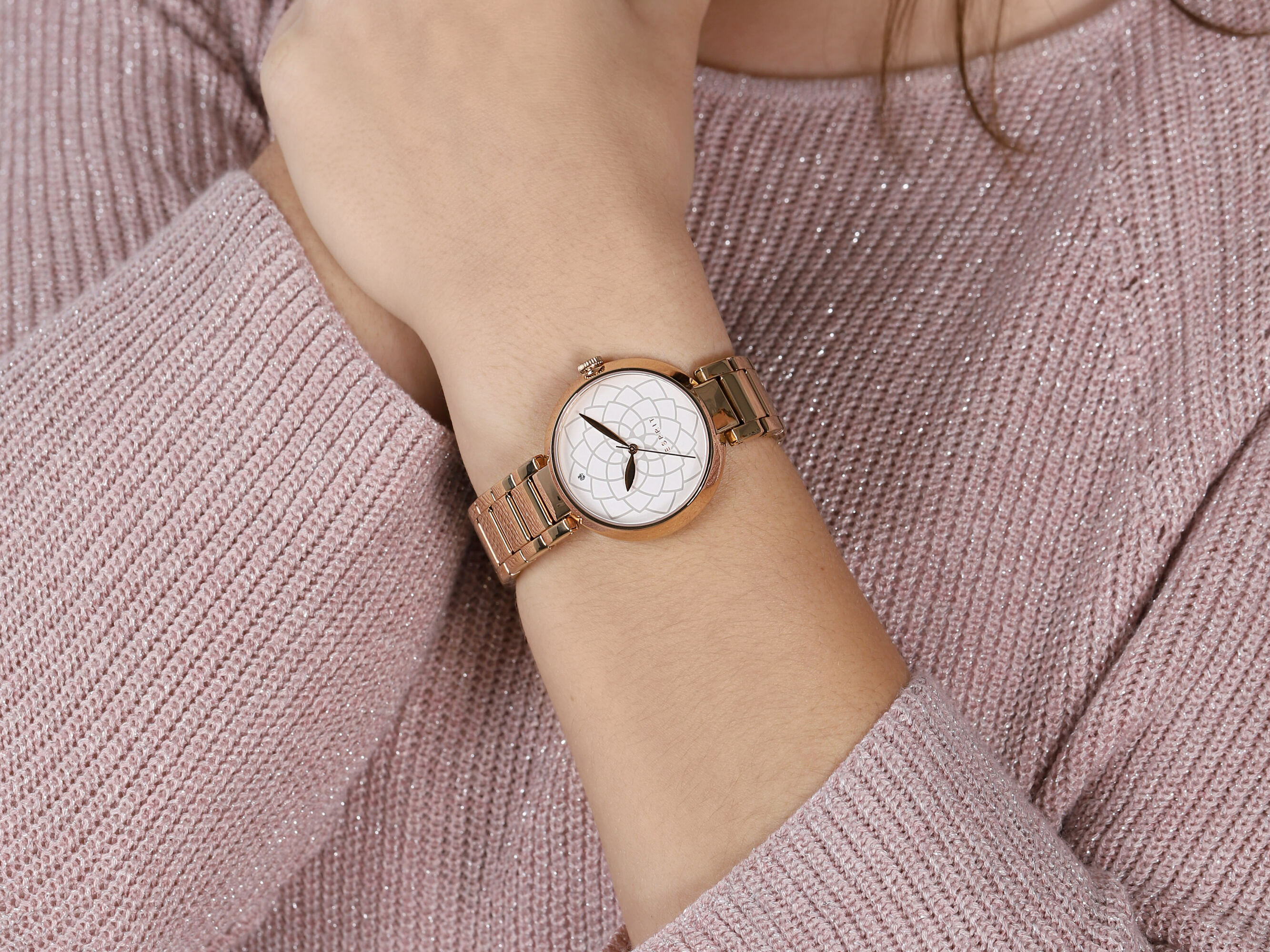 Esprit ES109032003 zegarek różowe złoto fashion/modowy Damskie bransoleta - miniatura 4
